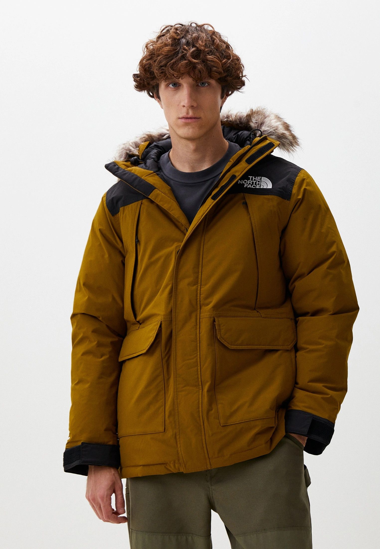 The North Face o1s22i1n1124 McMurdo Padded Parka in Mustard Black Size US L / EU 52-54 / 3 - 1 Thumbnail