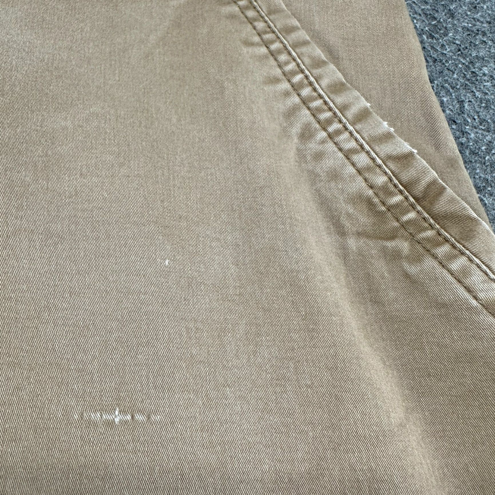 Vintage Kuhl Pants Mens 38x30 Brown Tan Canvas Carpenter Tapered 90s Vintage Logo Casual Workwear Size US 38 / EU 54 - 7 Thumbnail