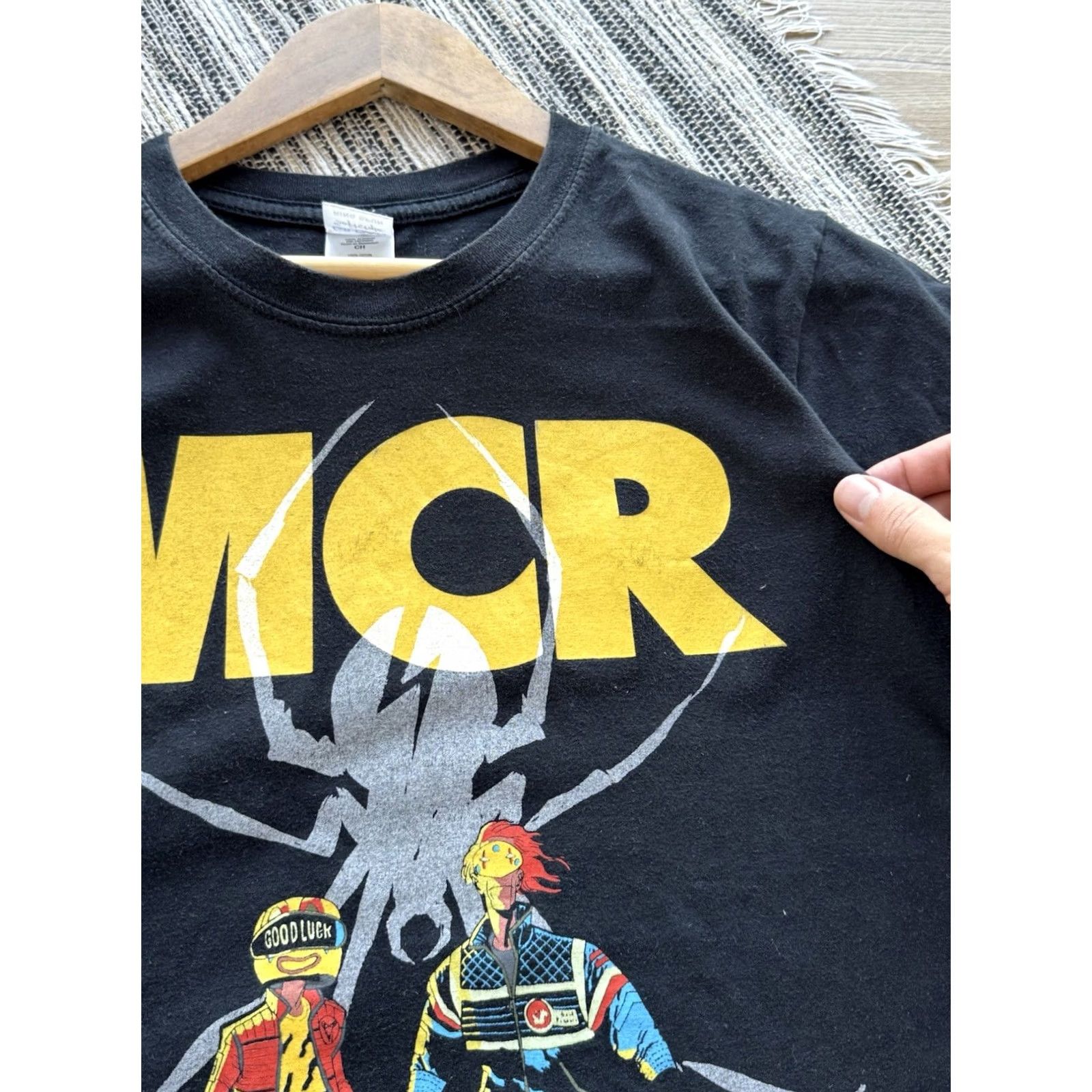 Gildan VINTAGE My Chemical Romance MCR Band Tee Shirt Music Graphic Punk Rock Emo Size S Men Size US S / EU 44-46 / 1 - 4 Thumbnail