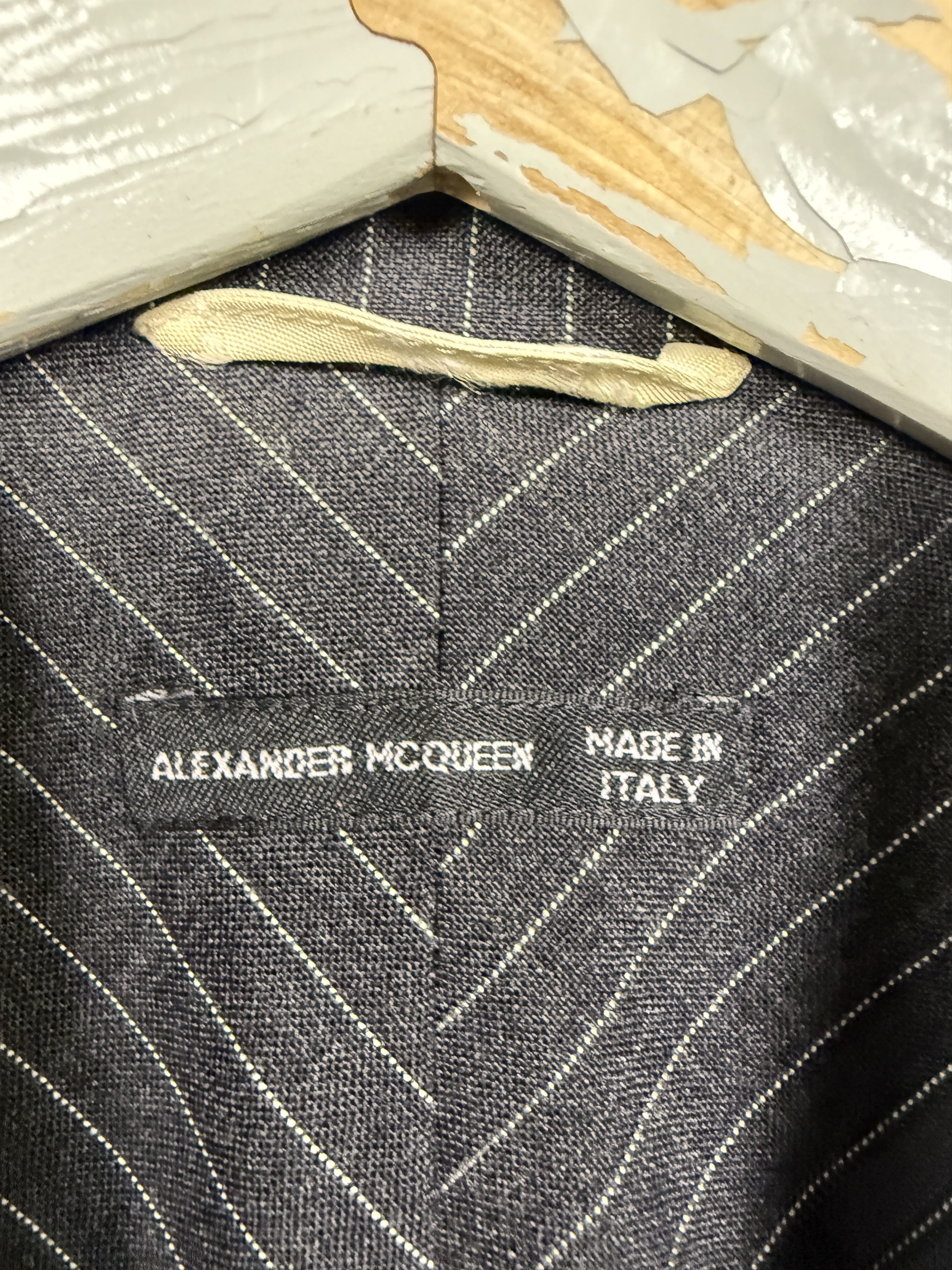 Alexander McQueen Vintage Alexander McQueen Cut Sleeve Wool Blazer Jacket Size US M / EU 48-50 / 2 - 3 Thumbnail