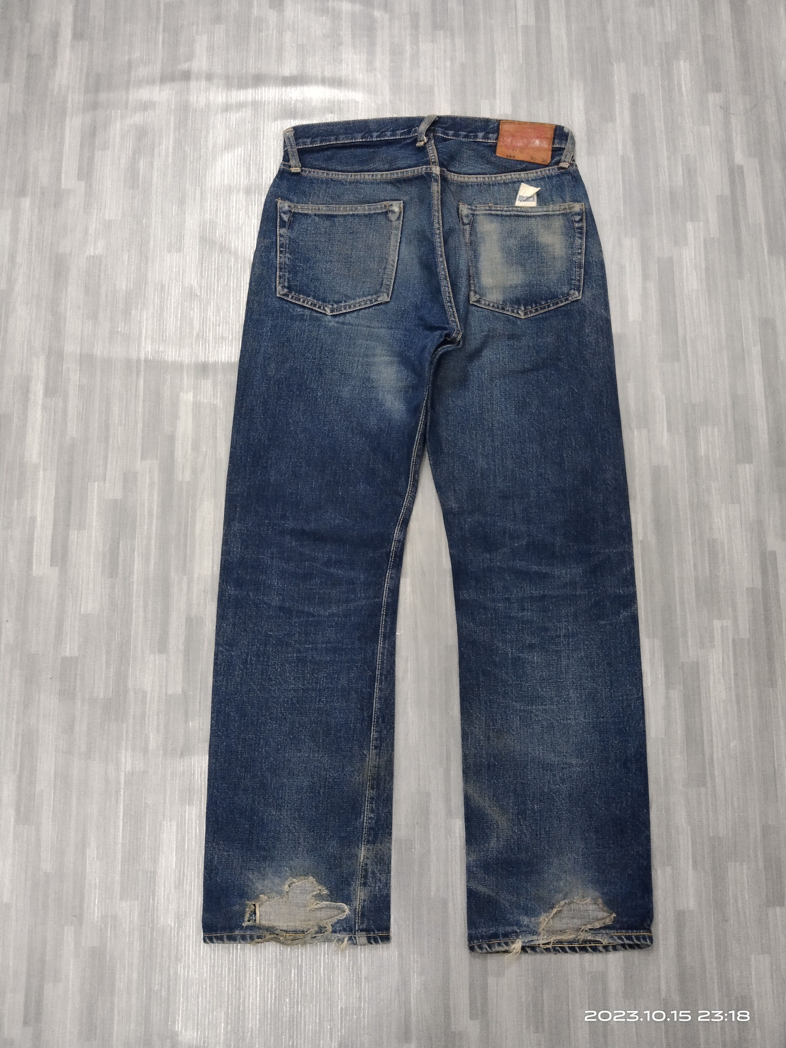 Denime × Vintage 🇯🇵DENIME SICK SELVEDGE DENIM PANTS Size US 29 - 3 Thumbnail