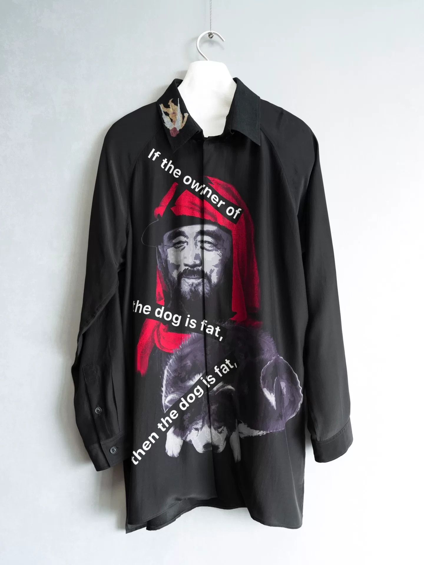 Yohji Yamamoto Yohji Yamamoto 24SS Dog & Man Silk Shirt Size US M / EU 48-50 / 2 - 1 Thumbnail