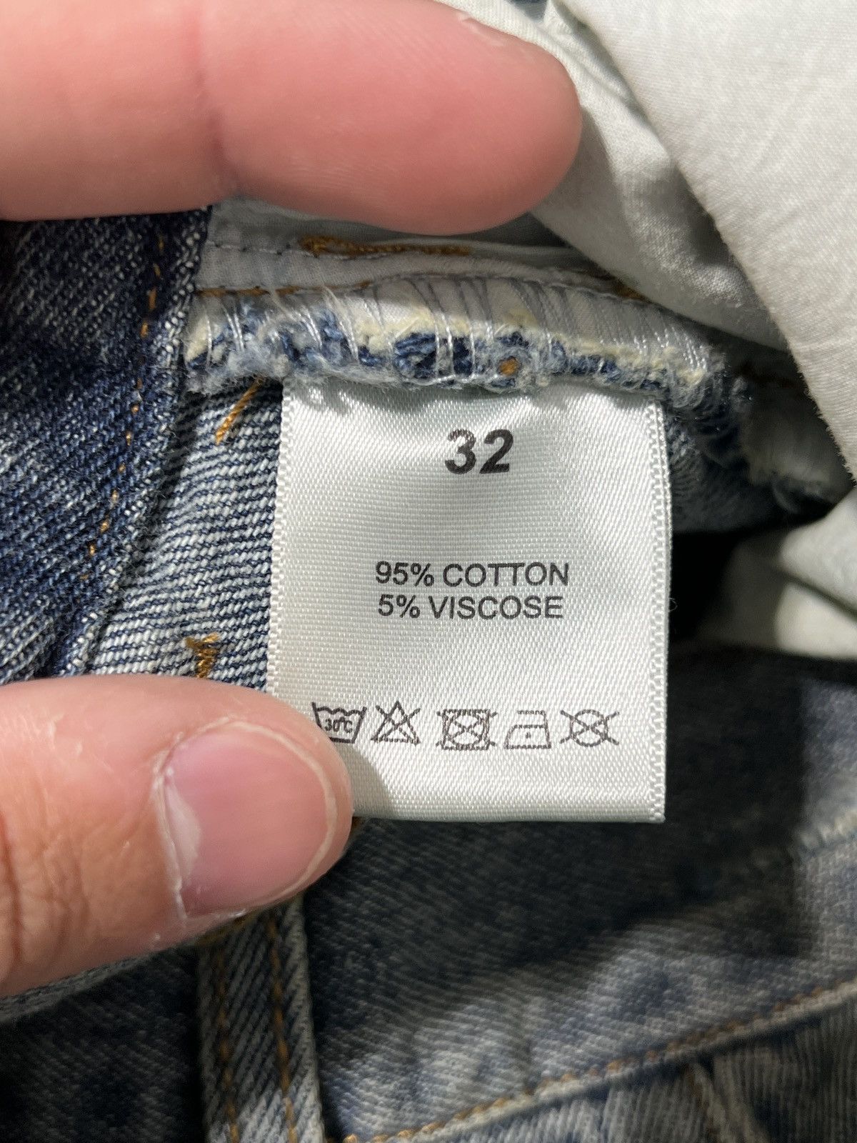 Vale Vale Forever Glitch Denim Size US 32 / EU 48 - 8 Thumbnail