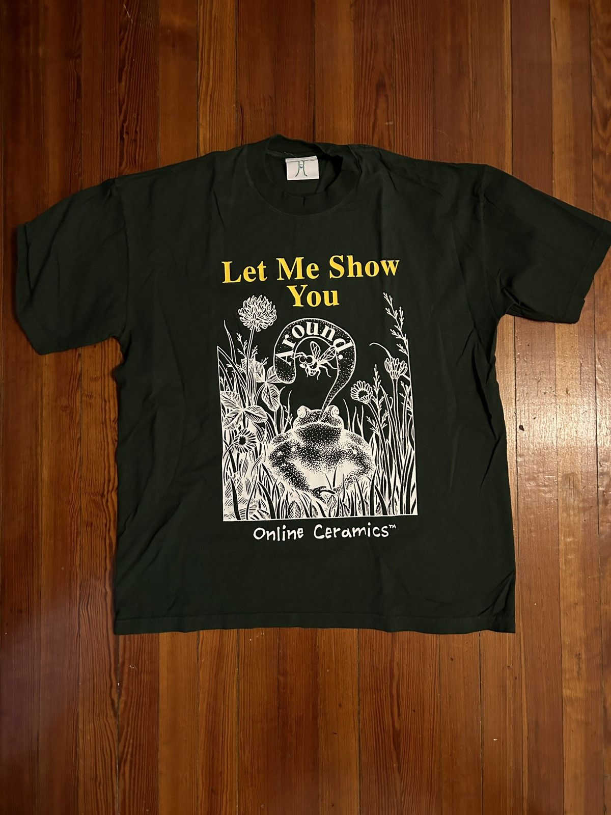 image of Online Ceramics - Let Me Show You Tee in Green, Men's (Size XL)