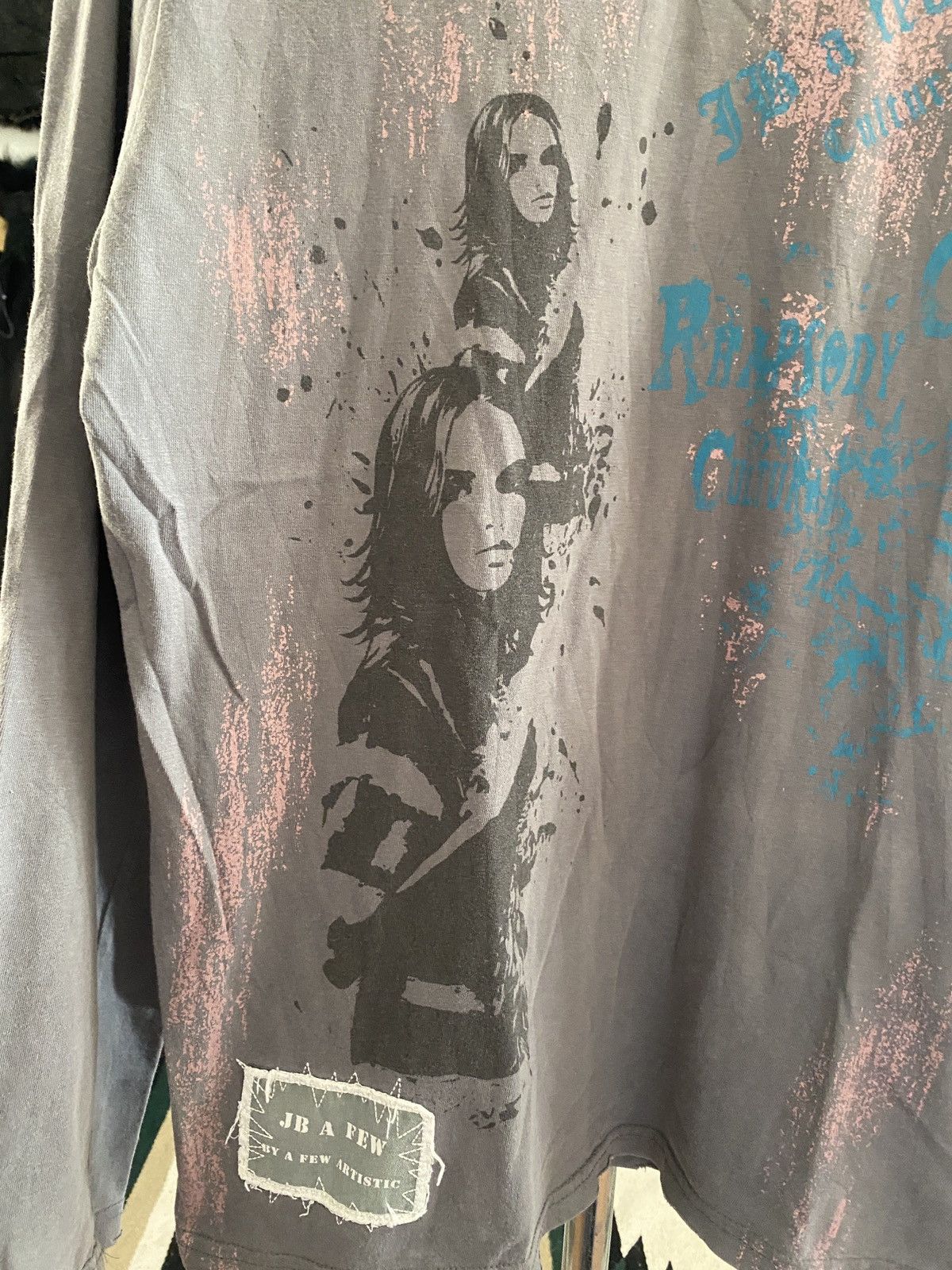 Hysteric Glamour Japanese Jambange Distressed Poem Punk Grunge longsleeve tee Size US M / EU 48-50 / 2 - 8 Thumbnail