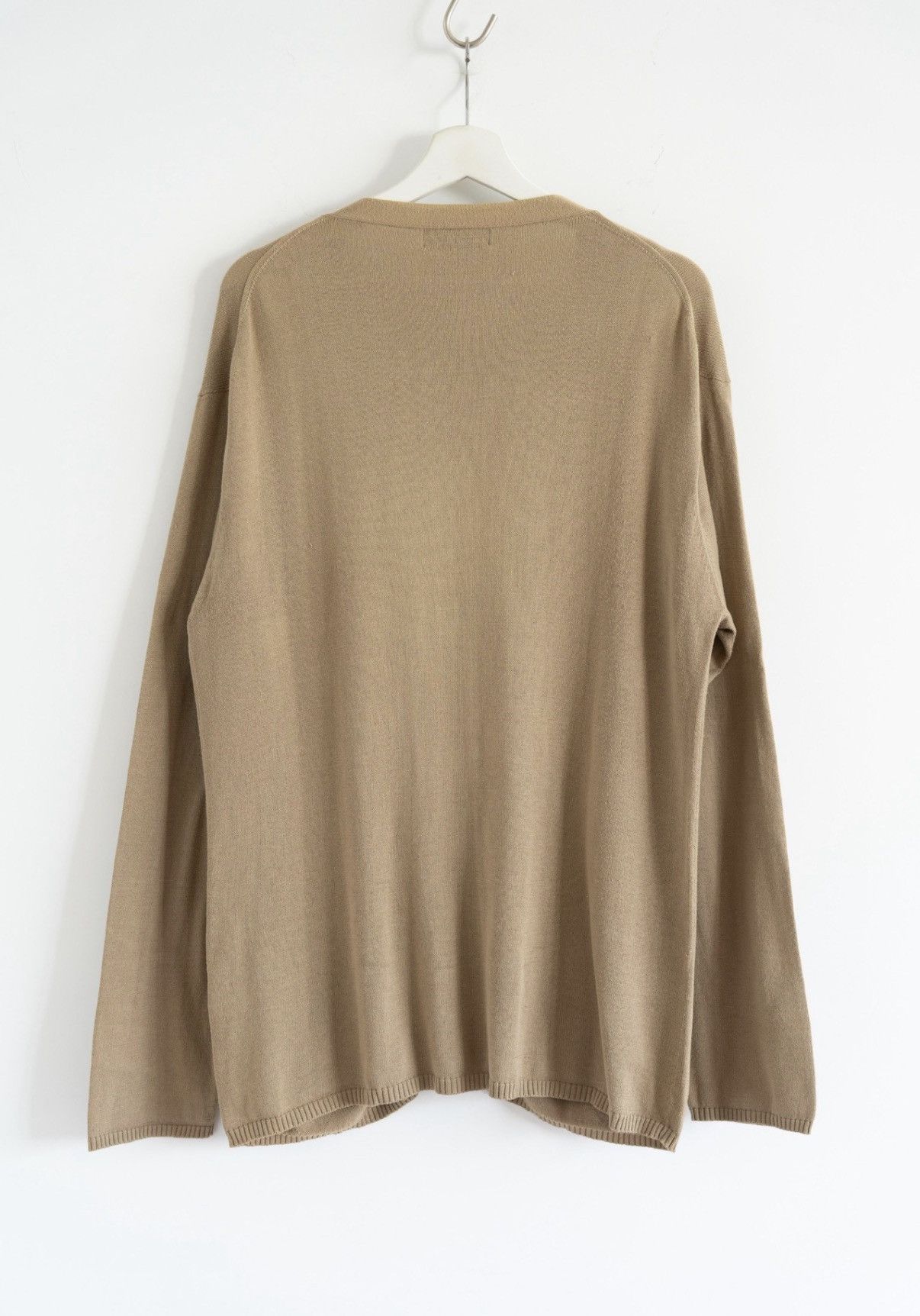 Yohji Yamamoto Yohji Yamamoto 05ss Camel Zip-Up Knit Cardigan K4 Size US L / EU 52-54 / 3 - 2 Thumbnail