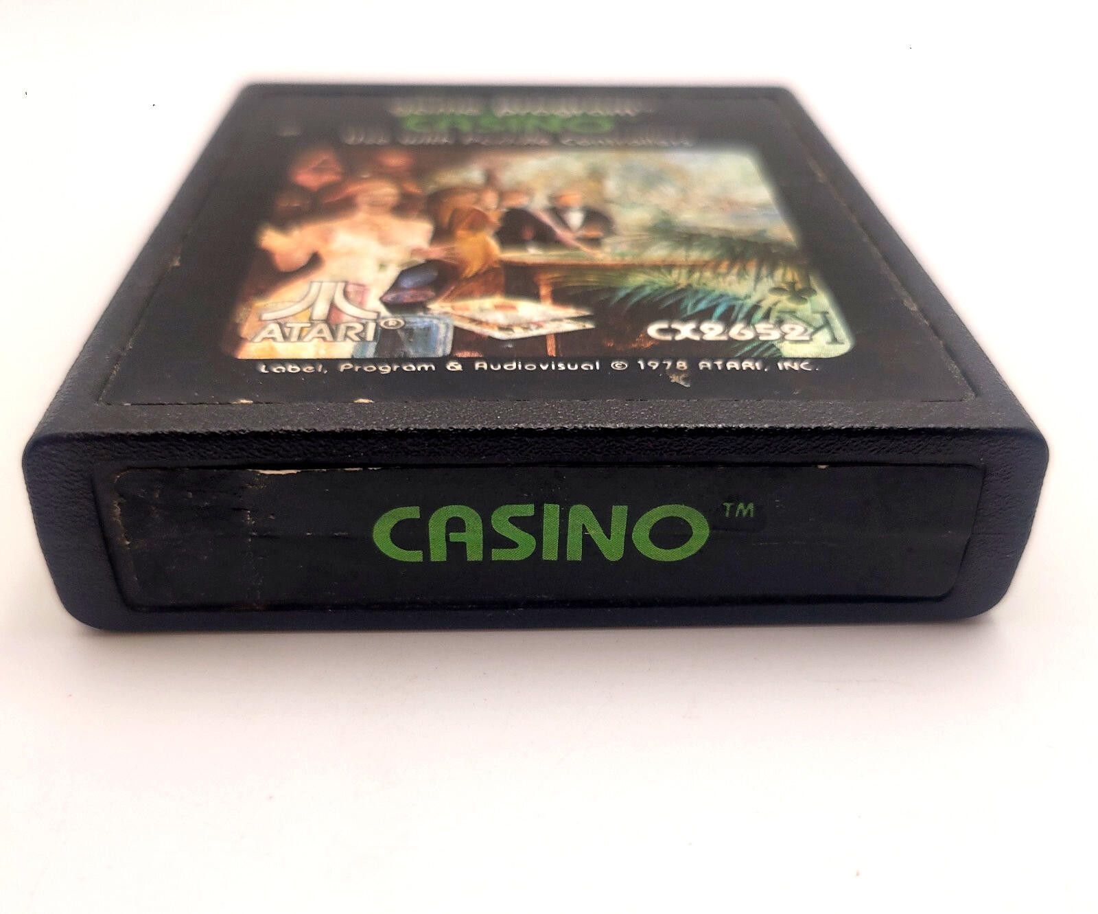 Other Atari 2600 Casino Game Cartridge Only CX2652 -Tested Size ONE SIZE - 2 Thumbnail