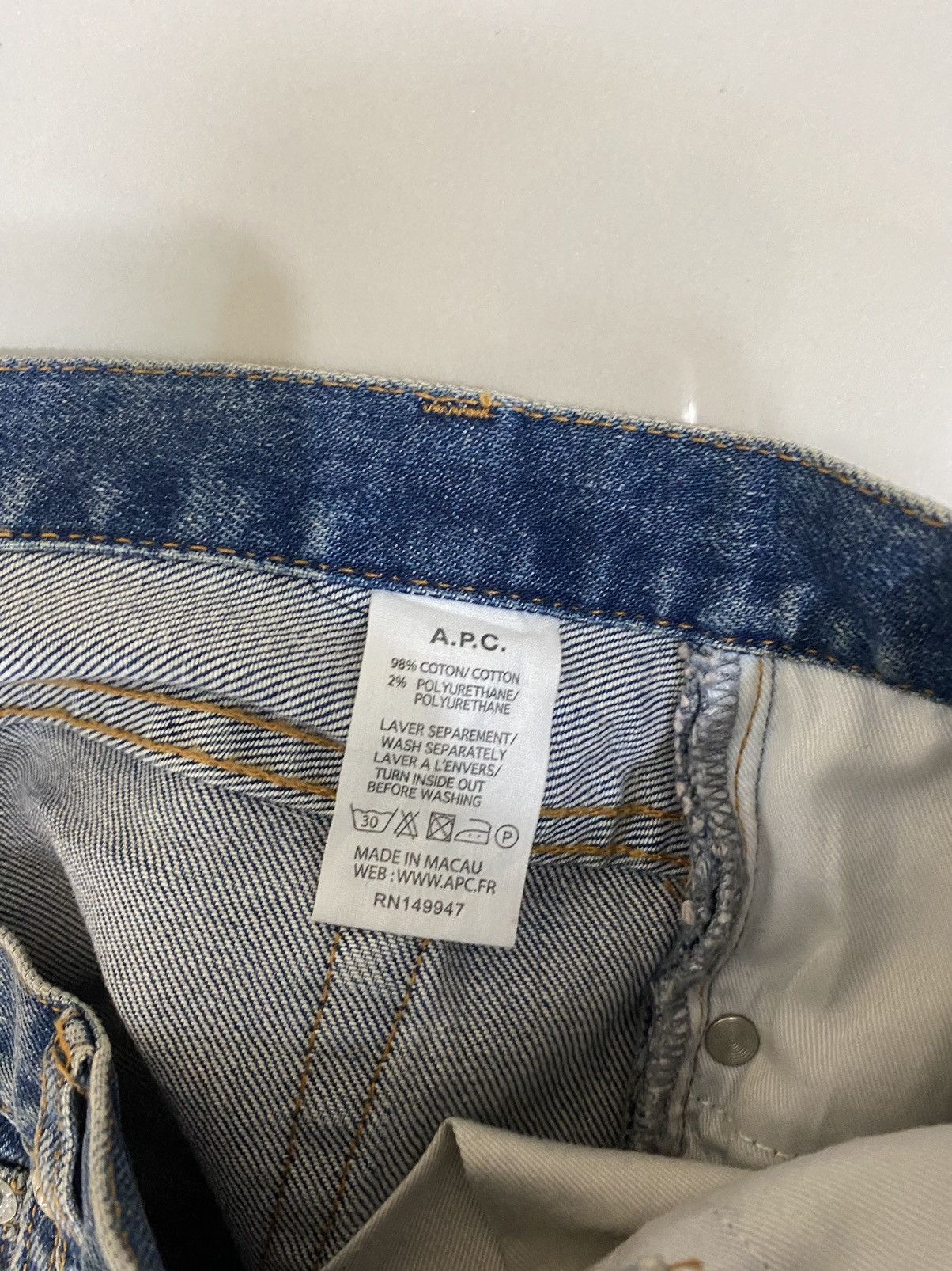 A.P.C. A.P.C Jeans Size US 29 - 8 Thumbnail