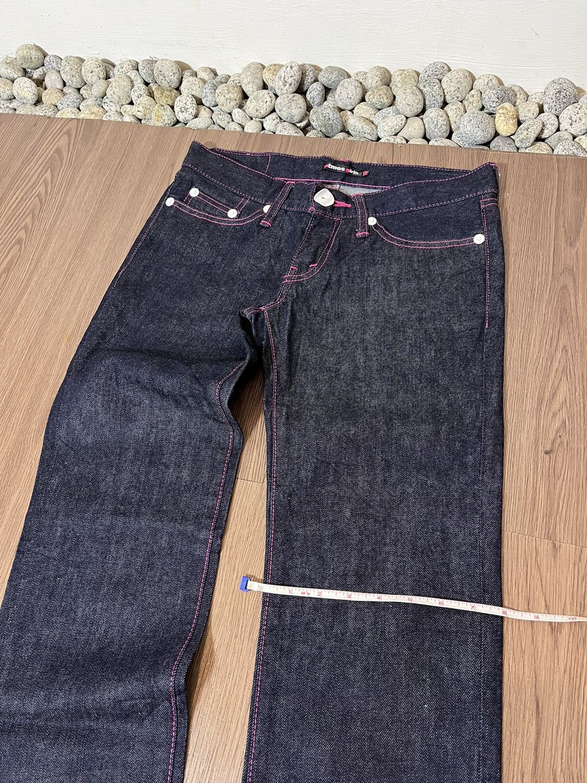 atmos Atmos Girl Pink Stitch Indigo Denim Size US 30 / EU 46 - 18 Thumbnail