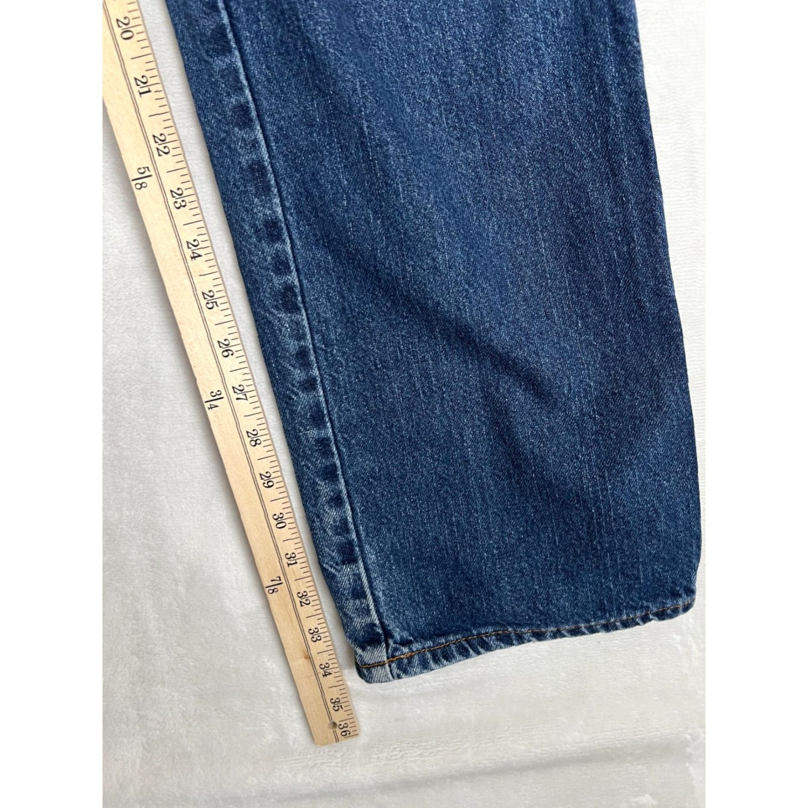 Dickies Dickies Jeans Mens 34x34 Blue Denim Straight Leg Workwear Classic Cotton Mens Blue Jeans Straight Leg 34 34 Cotton Dickies Size US 34 / EU 50 - 3 Thumbnail
