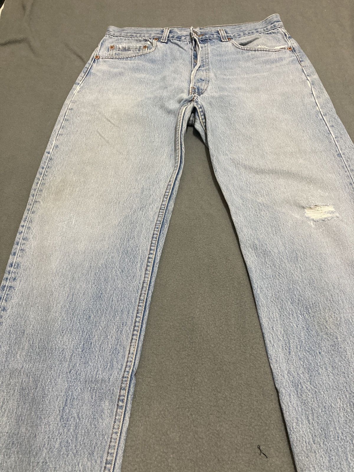 Levi's Vintage 90’s Levis 501 jeans Made in USA for Men Size US 34 / EU 50 - 2 Thumbnail