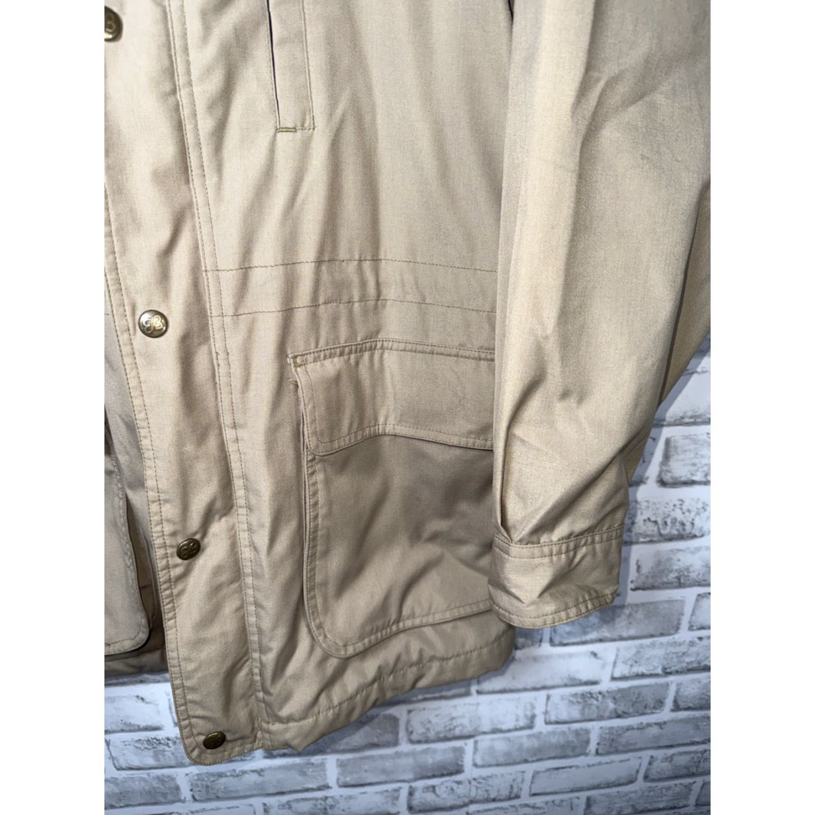 Eddie Bauer VINTAGE Eddie Bauer Jacket Parka Mens L Beige Wool Plaid Noned Barn Work Size US L / EU 52-54 / 3 - 4 Thumbnail