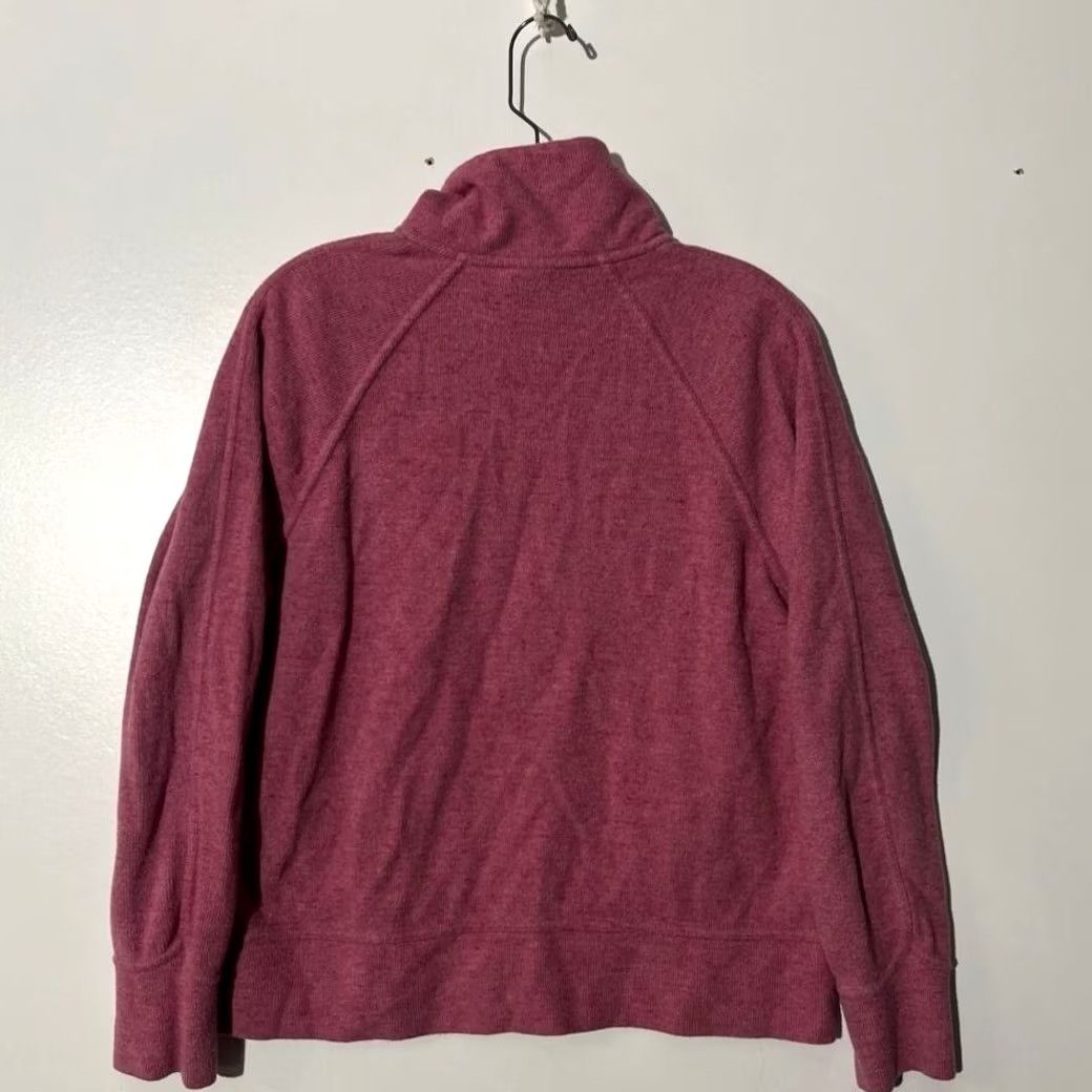Nike Nike Berry Red Athletic Active Training Quarter Zip Pullover Sweater Women M Size M / US 6-8 / IT 42-44 - 5 Thumbnail