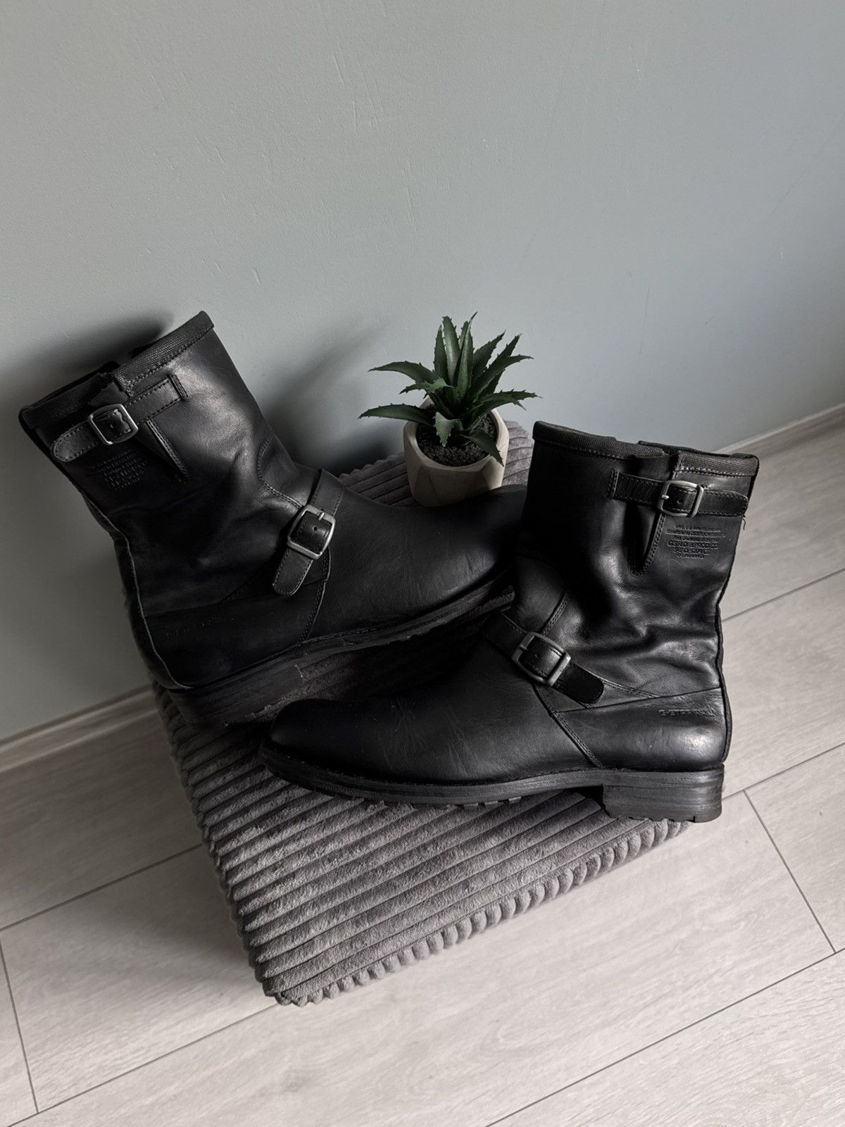 G-Star Vintage G-star Raw High Leather Strap Boots Size US 9 / EU 42 - 2 Thumbnail