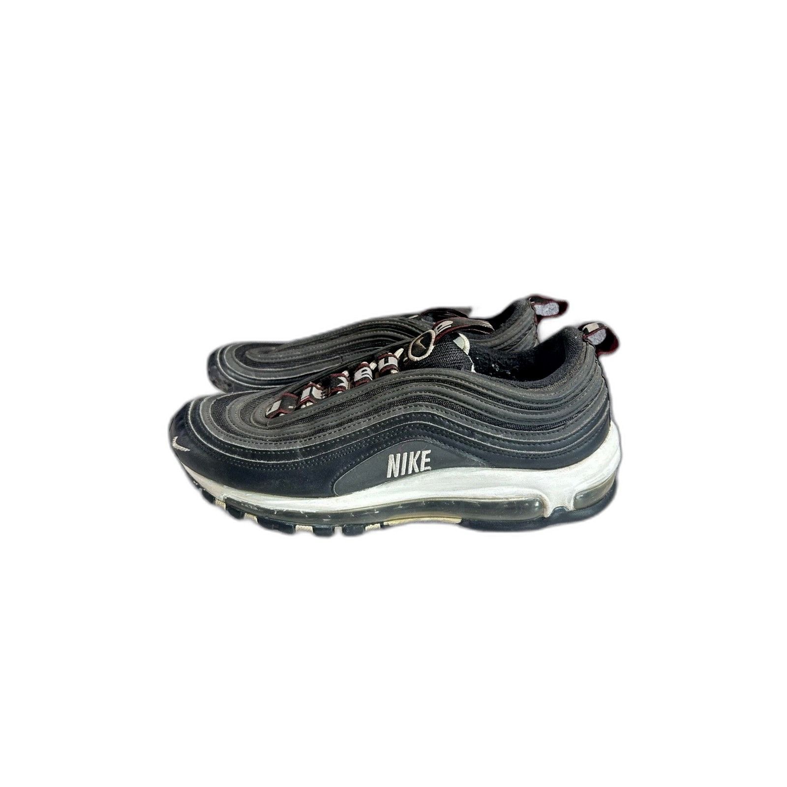 Nike Nike Air Max 97 Premium Mens Sneakers Mens 8 Shoes Black Whi Size US 8 / EU 41 - 1 Thumbnail