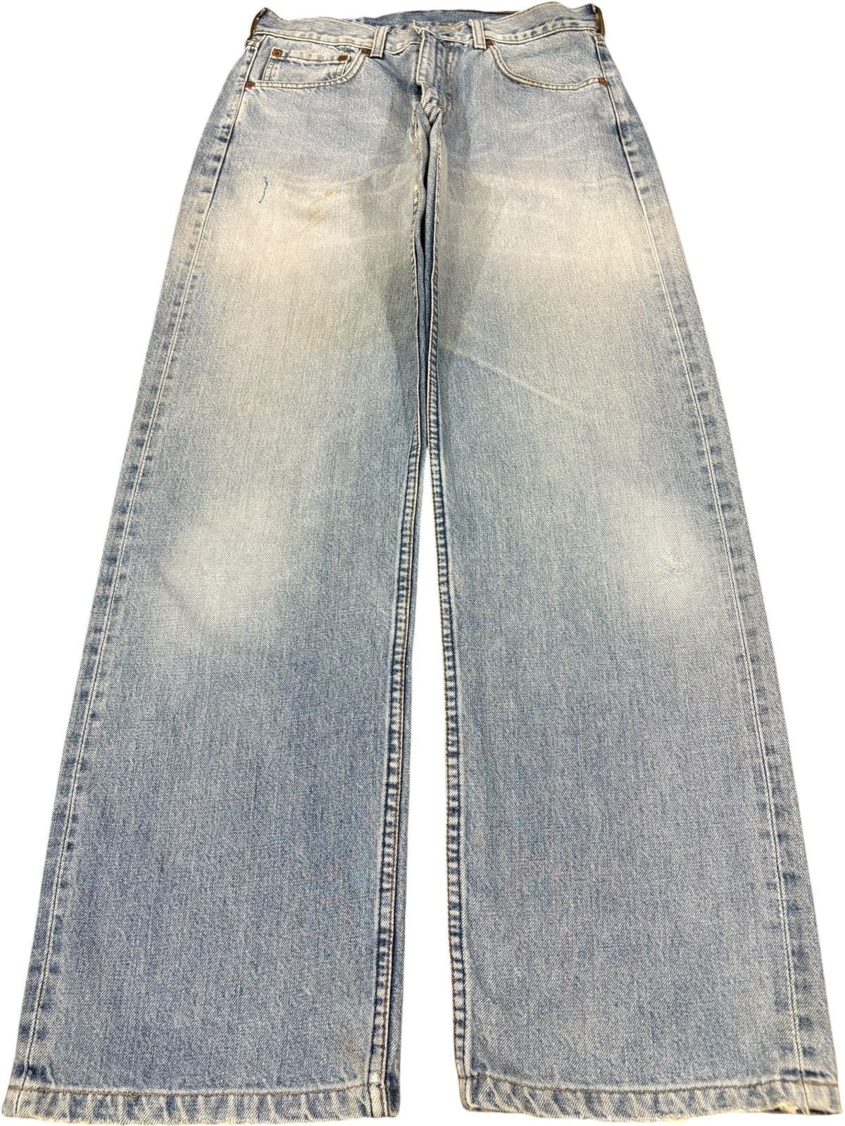 Levi's Vintage 90s Levis 503 Selvedge Faded Baggy Jeans Size US 29 - 2 Thumbnail