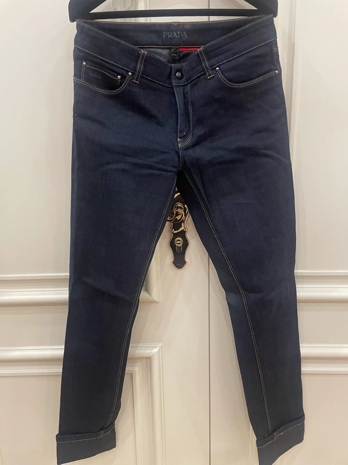 Prada Prada Black Label Rolled Hem Jeans Size 28" / US 6 / IT 42 - 1 Thumbnail