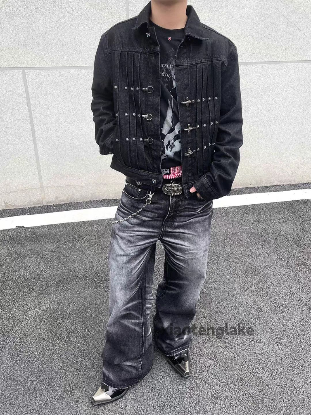 Vintage xz denim workwear outdoor sports hiphop jacket Size US XL / EU 56 / 4 - 3 Thumbnail