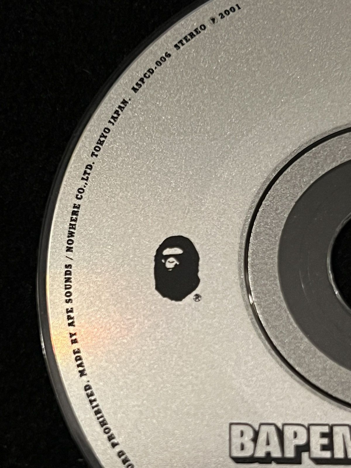 Bape Rare Bapeman Theme cd 2001 Apesounds Size ONE SIZE - 5 Thumbnail