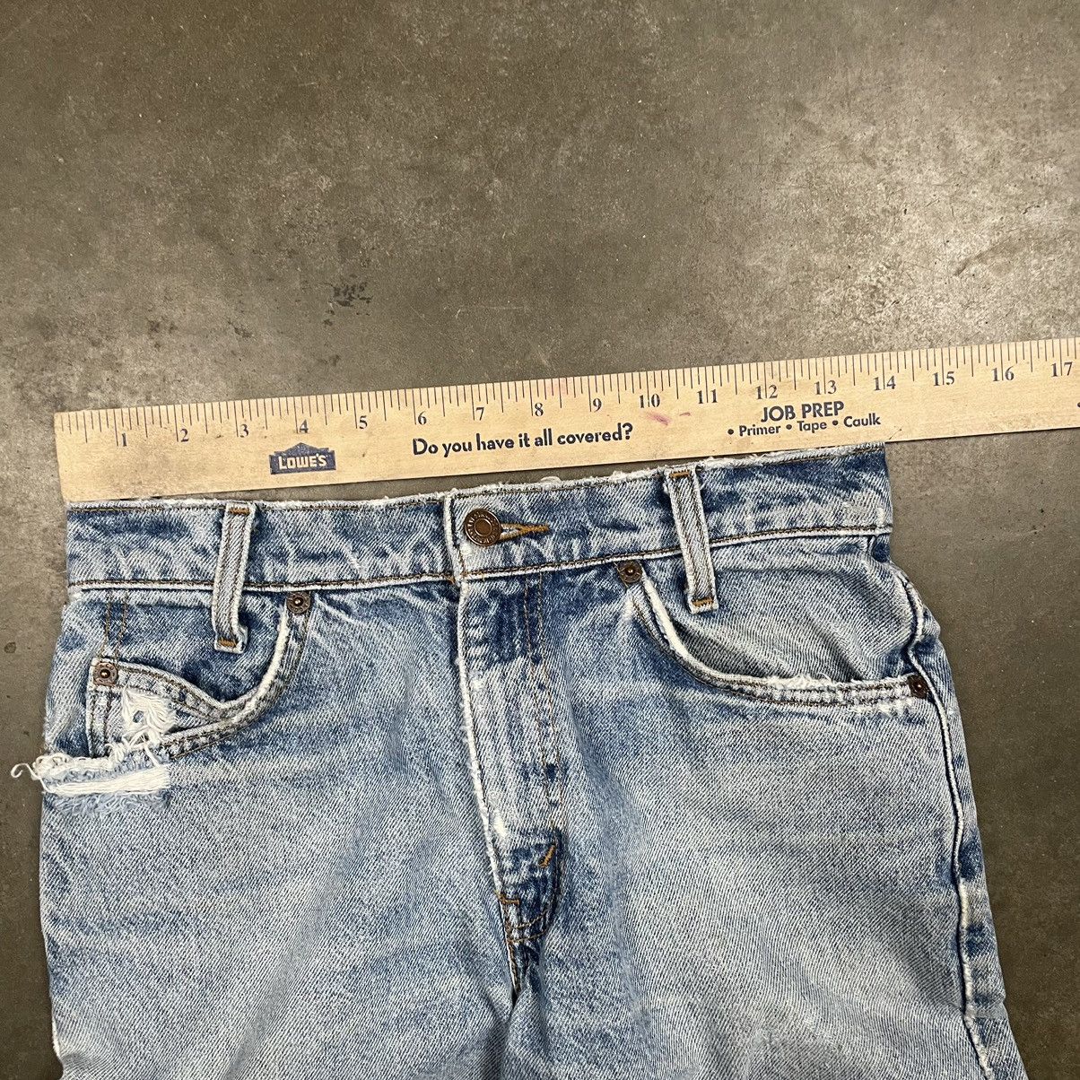 Levi's × Vintage Vintage Faded Distressed Levi’s Jeans Light Wash Grunge 90s Size US 28 / EU 44 - 9 Thumbnail