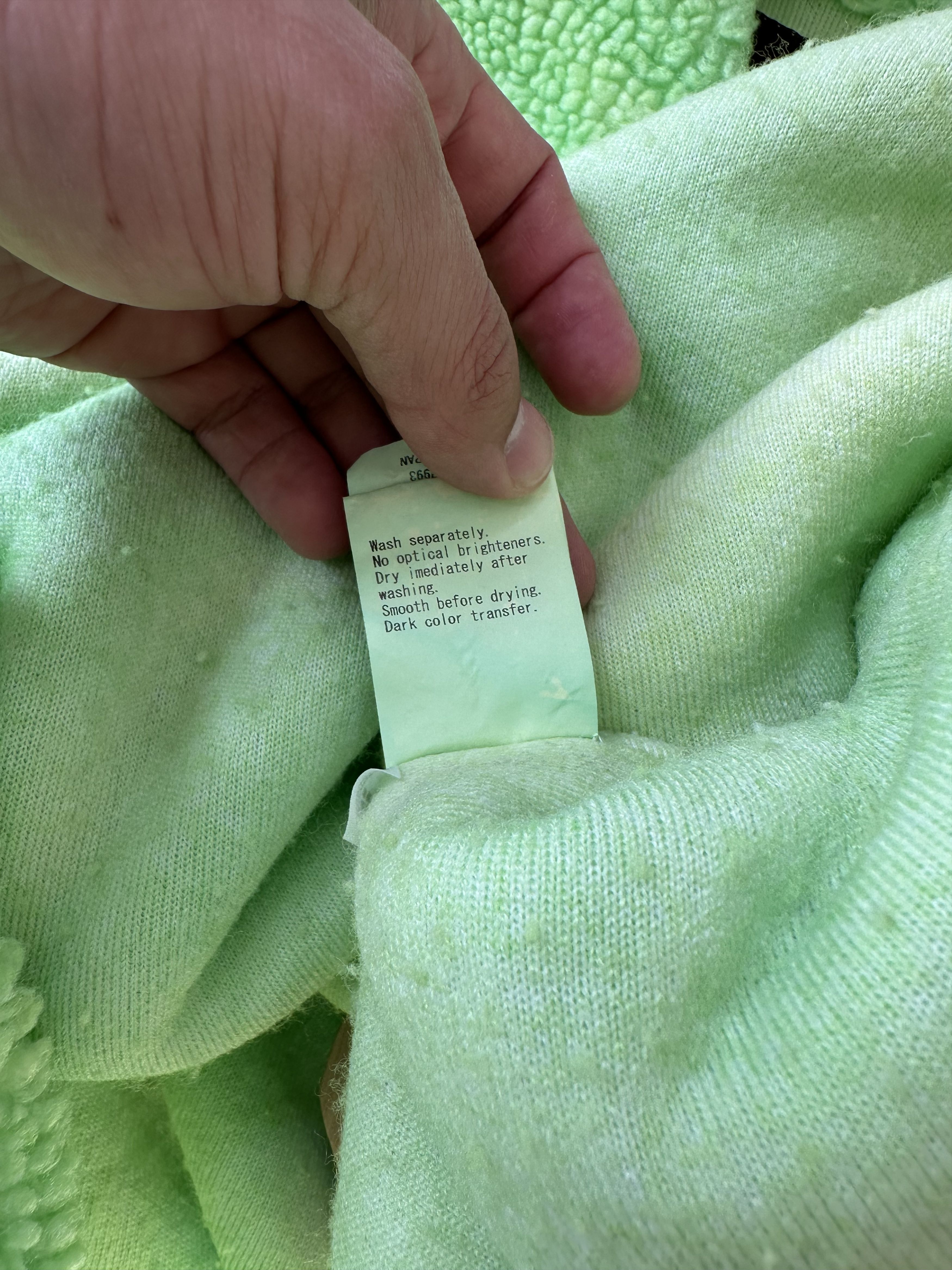 Cactus Plant Flea Market Cactus Plant Flea CPFM Cowboy Fleece Pullover Neon Green Size US M / EU 48-50 / 2 - 6 Thumbnail