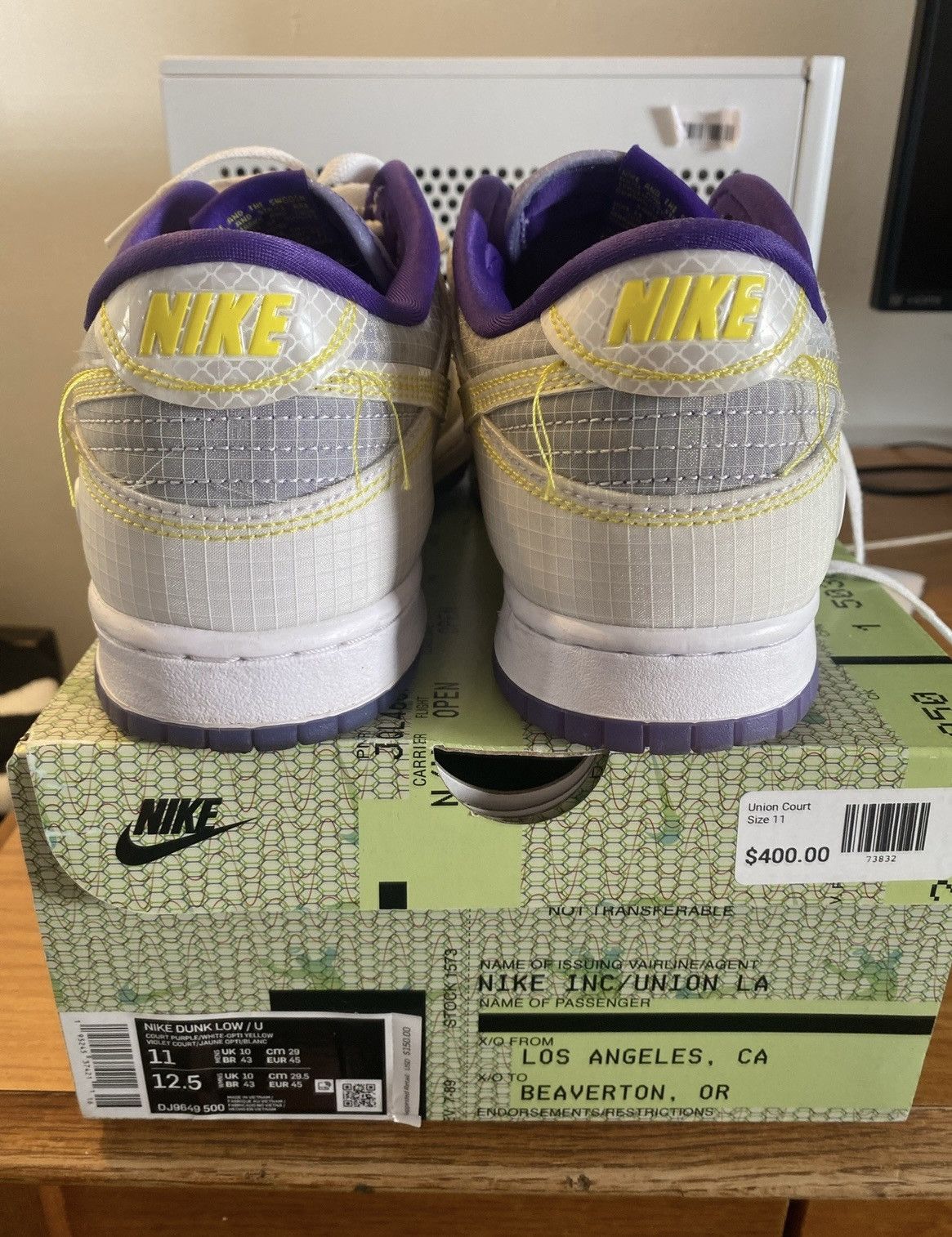 Nike Nike Dunks Passport Union Collab Size US 11 / EU 44 - 10 Thumbnail
