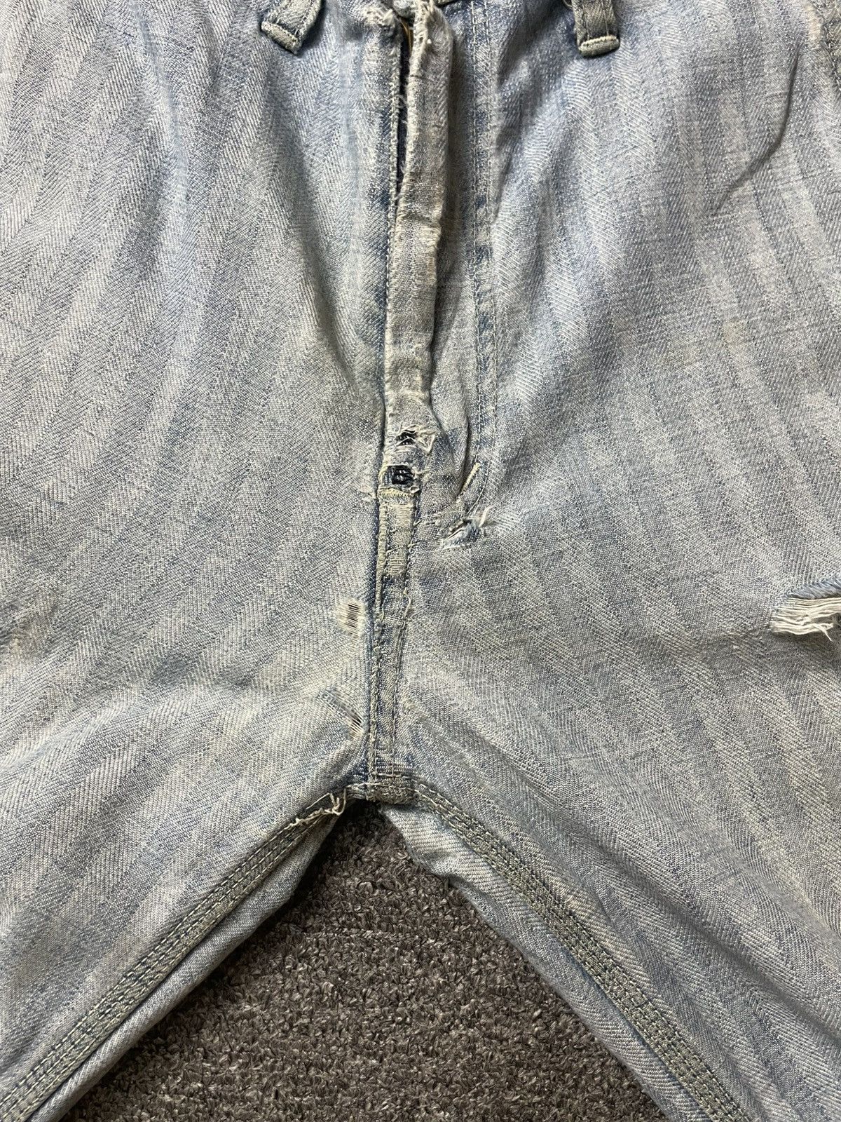 Blue Blue Japan × Japanese Brand × Vintage BLUE BLUE Brand Cargo Denim Jeans (112) Size US 31 - 9 Thumbnail