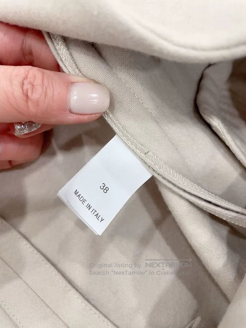 Brunello Cucinelli Brunello Cucinelli Milky white lamb-tie blazer, wool and c Size XS / US 0-2 / IT 36-38 - 4 Thumbnail