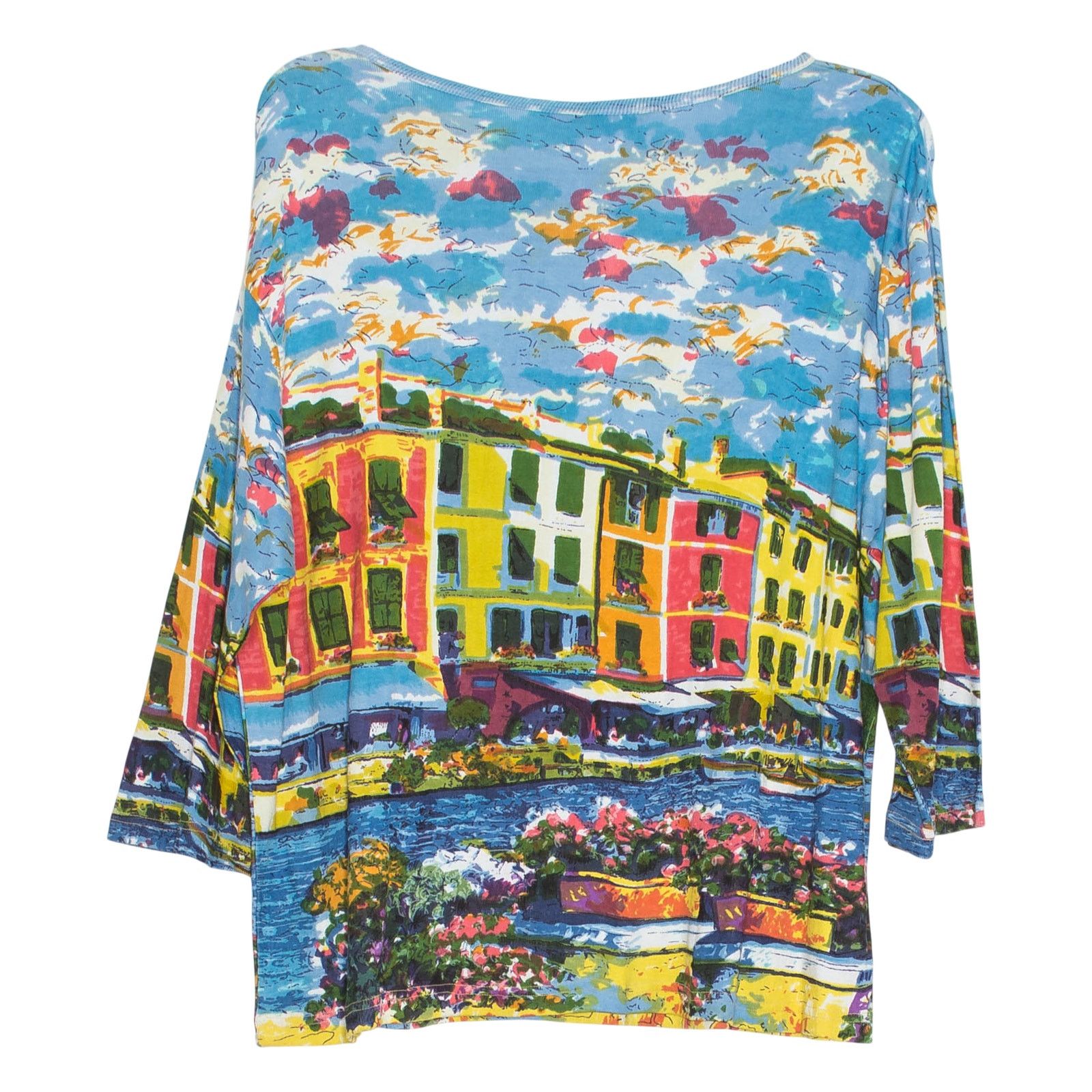 Other NWT Take Two Vintage Top Embellished Plus Size 2X 3/4 Sleeve Size XXL / US 16-18 / IT 52-54 - 3 Thumbnail