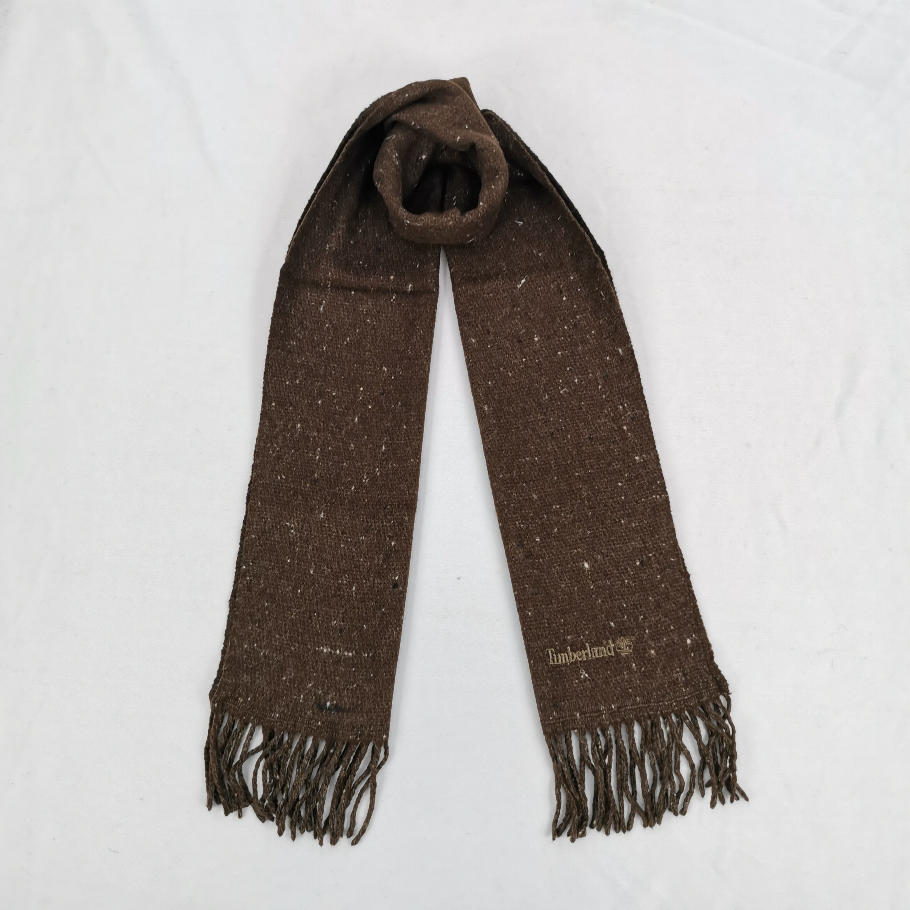 Timberland Vintage Timberland Scarf Fringe Muffler Wool Silk Scarves . Size ONE SIZE - 1 Thumbnail