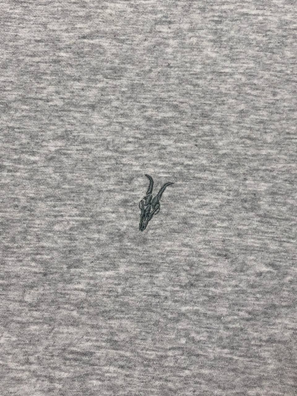 Allsaints Vintage Allsaints Gray Y2K Logo Short Sleeve T-Shirt Size M Size US M / EU 48-50 / 2 - 6 Thumbnail
