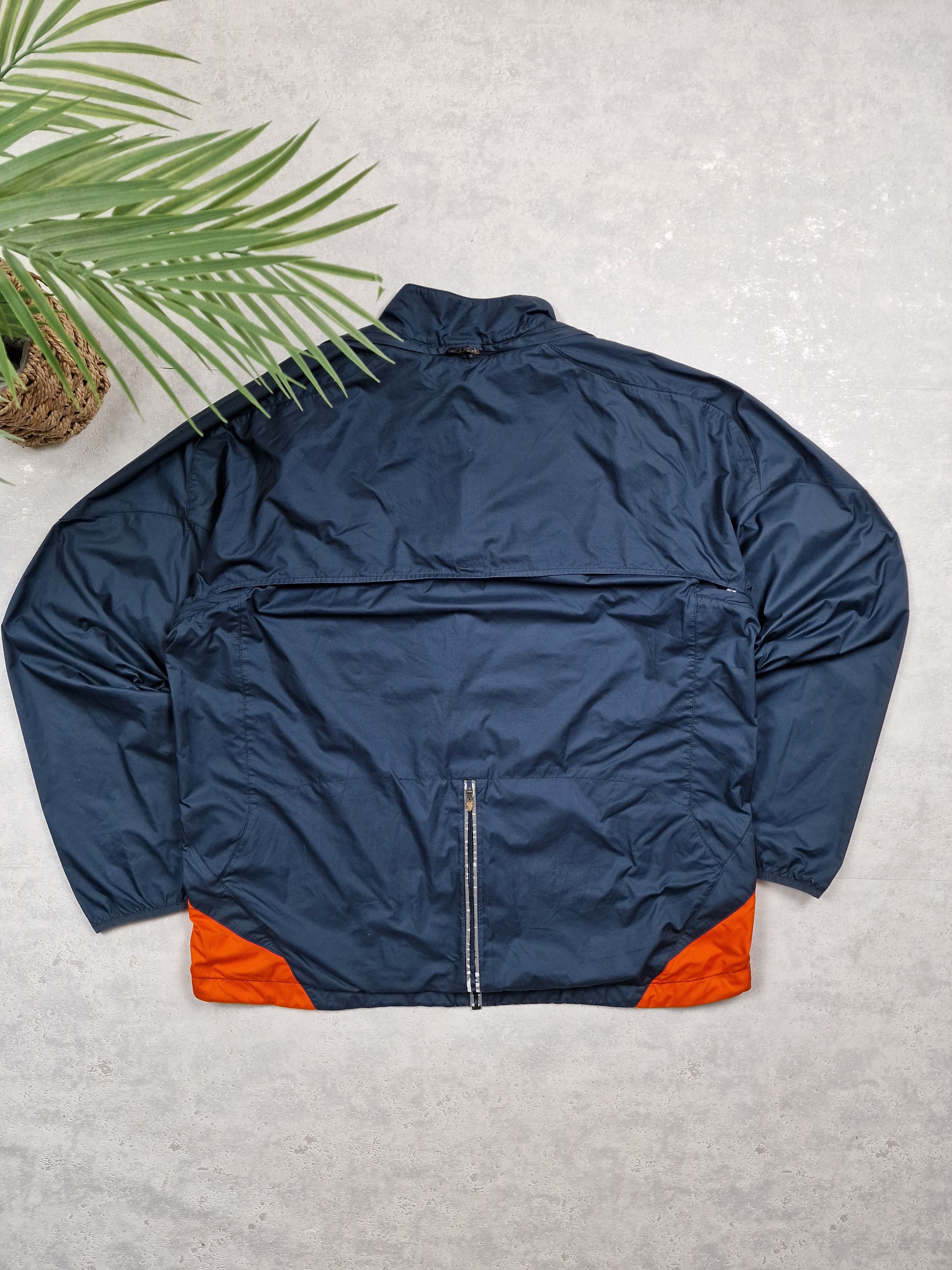 Nike × Vintage 00s Nike Retro Logo Vintage Y2K Oversized Nylon Retro Jacket Size US XL / EU 56 / 4 - 5 Thumbnail