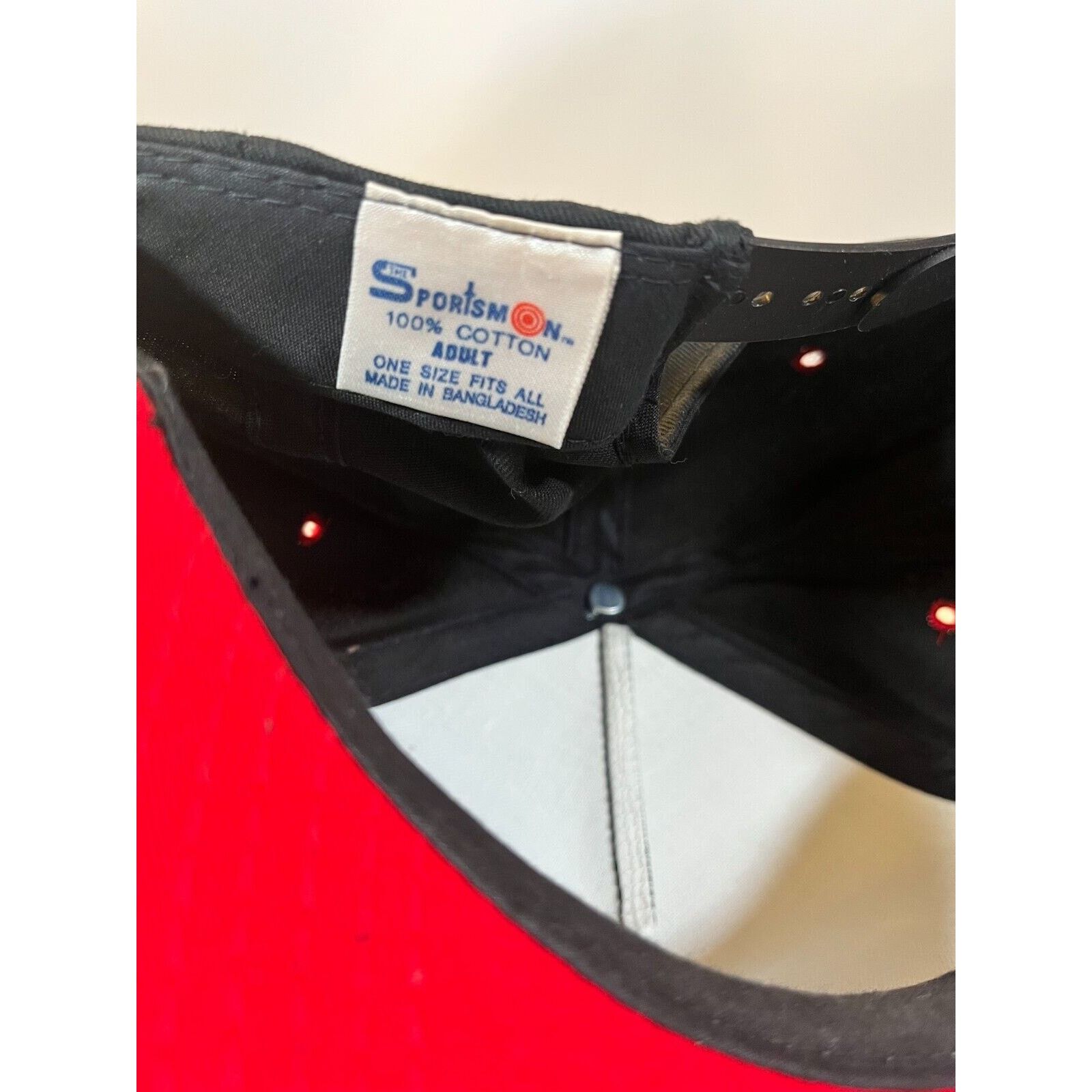 Vintage Vintage Baseball Cap Cammack & Sons Security Snapback Black Size ONE SIZE - 5 Thumbnail