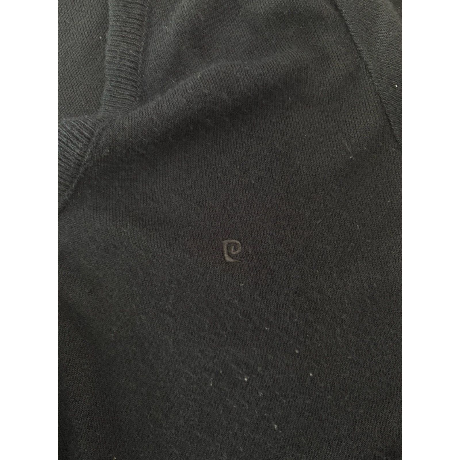 Pierre Cardin VINTAGE Pierre Cardin V-Neck Sweater Mens M Black 80s USA Made NWT Deadstock Embroidered Chest Logo Size US M / EU 48-50 / 2 - 3 Thumbnail