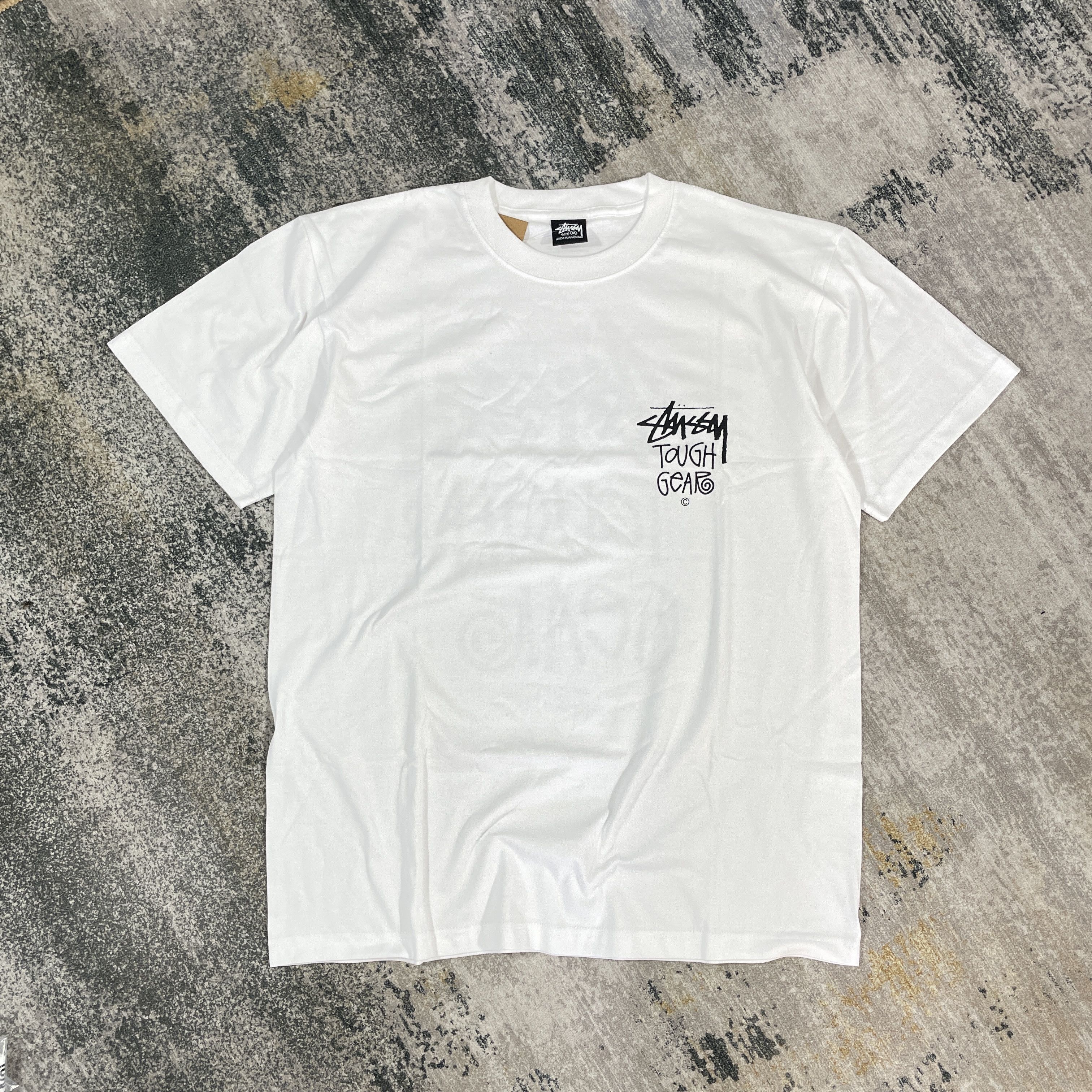 Stussy Stussy Tough Gear Tshirt White Size US M / EU 48-50 / 2 - 3 Thumbnail