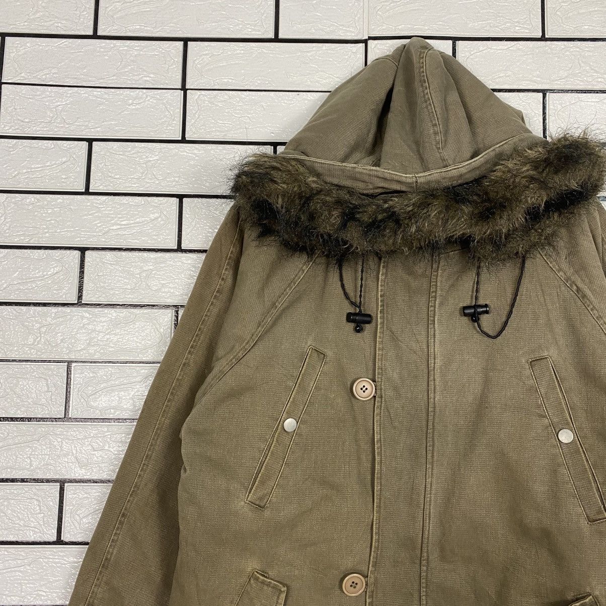 Japanese Brand Vintage Parka Jacket Local Motion Mink Fur Hoodie Blanket Size US M / EU 48-50 / 2 - 8 Thumbnail