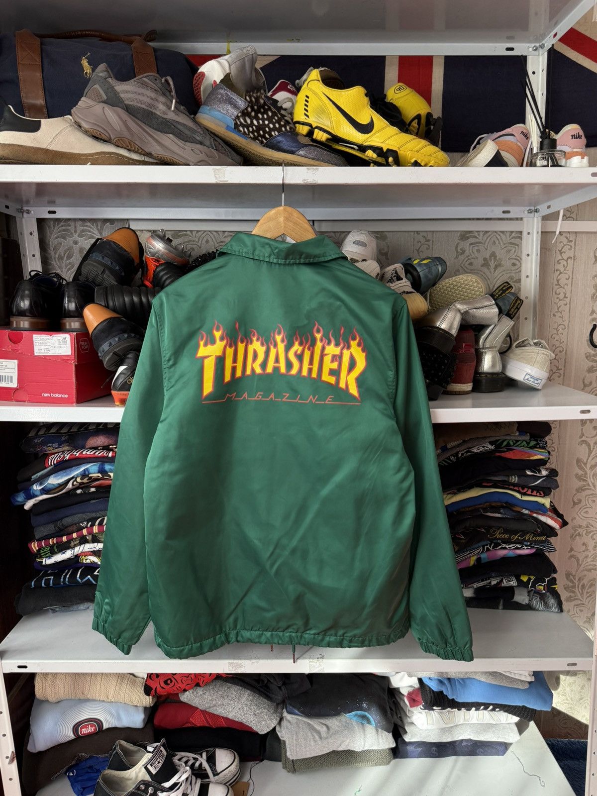 Thrasher VINTAGE THRASHER COACH JACKET SK8 Rare Size US S / EU 44-46 / 1 - 1 Thumbnail