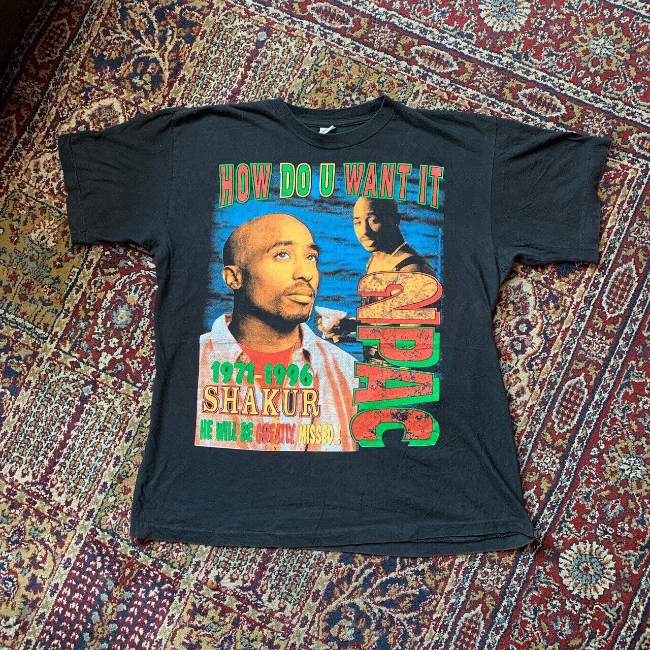 Vintage 90s tupac Rap Tee Bay Club 2pac | Grailed