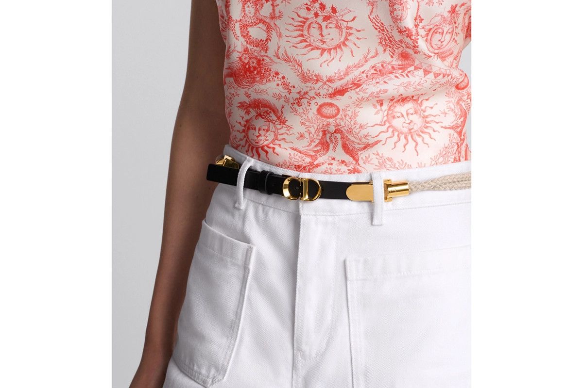 Dior o1bcso1str0126 Size:OS/C'est Dior Belt in Black/Beige Size ONE SIZE - 6 Thumbnail