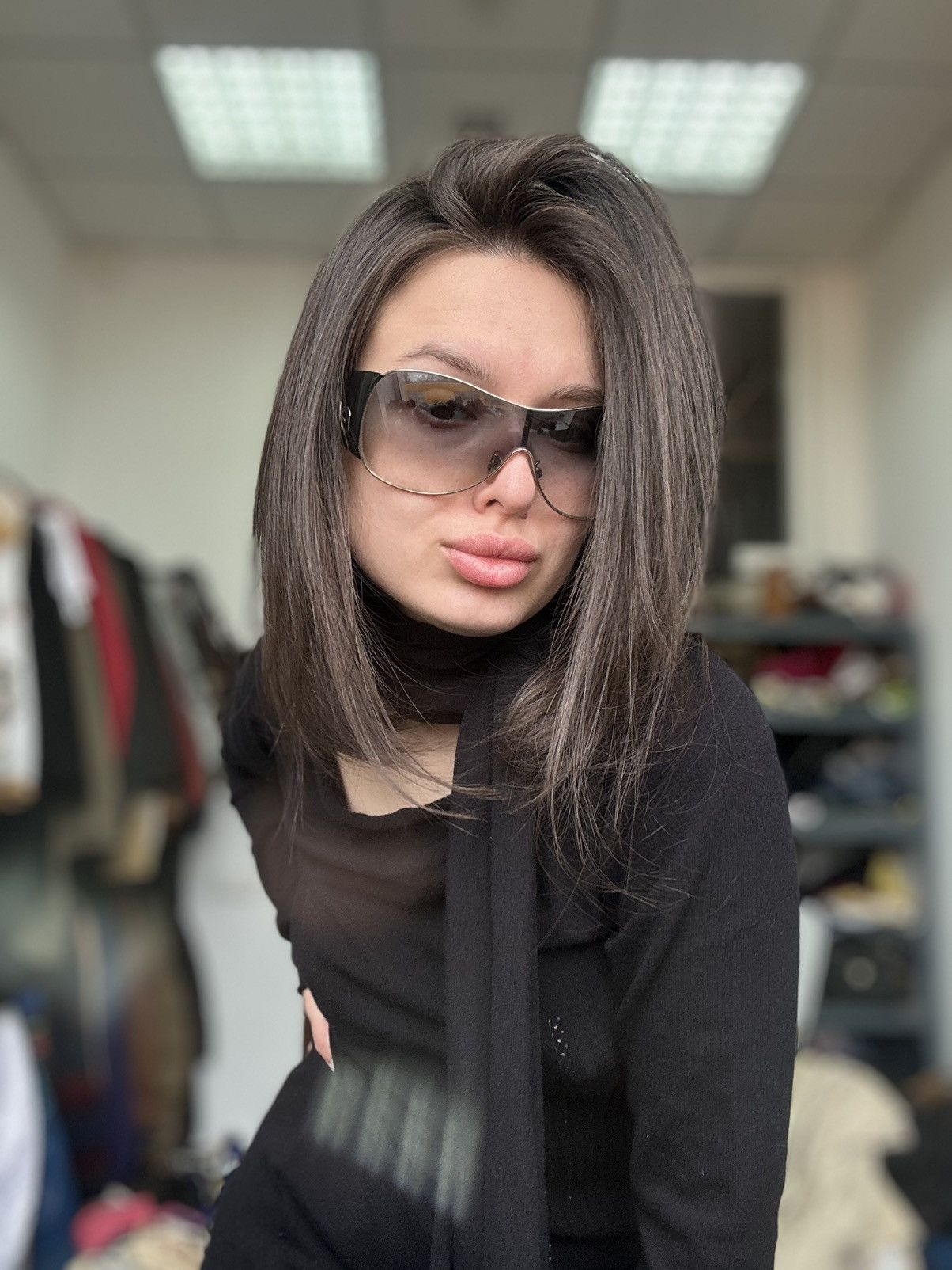 Vintage Dolce Gabbana Masked shield sunglasses