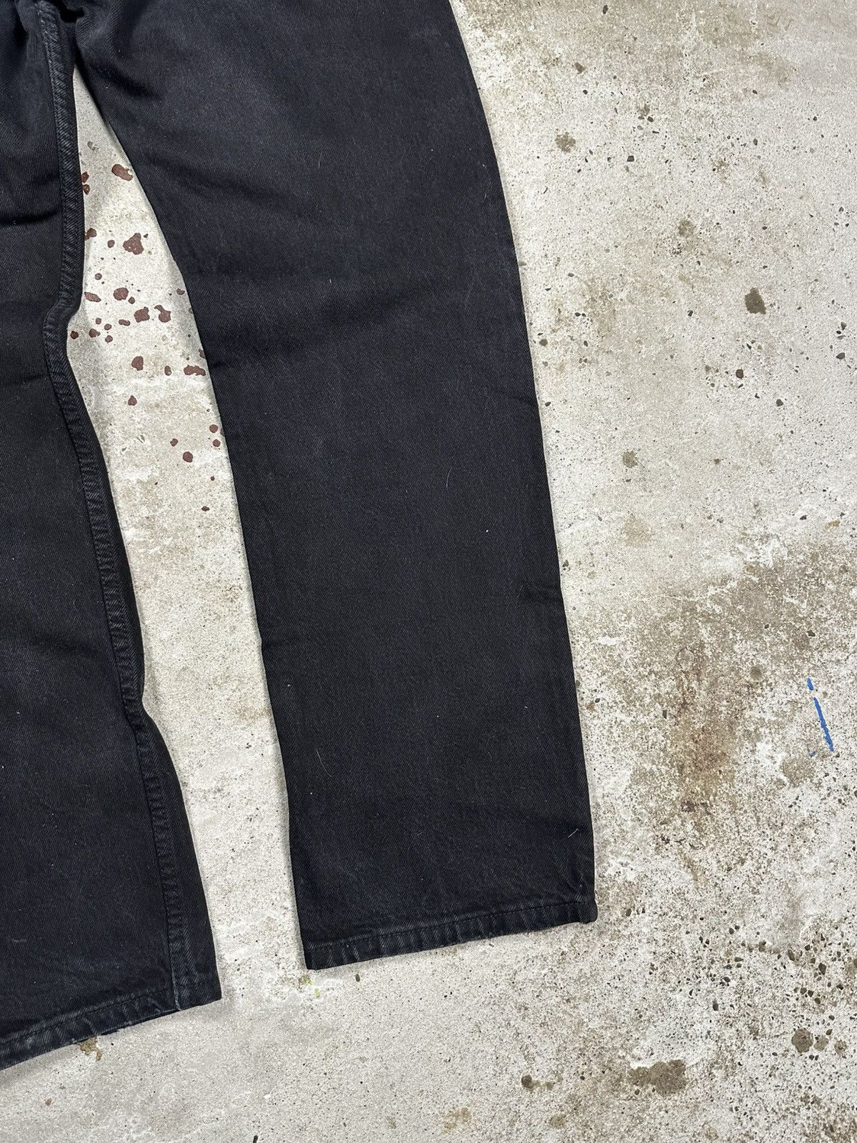 Levi's Vintage 1996 Levi’s 501 Black Denim Pants Jeans UK 90s Size US 30 / EU 46 - 10 Thumbnail