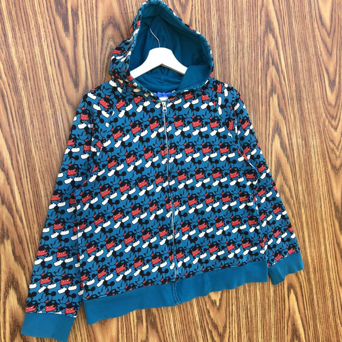 Disney Vintage Disney Mickey Mouse Hoodie Zipper Pullover Size M / US 6-8 / IT 42-44 - 2 Thumbnail
