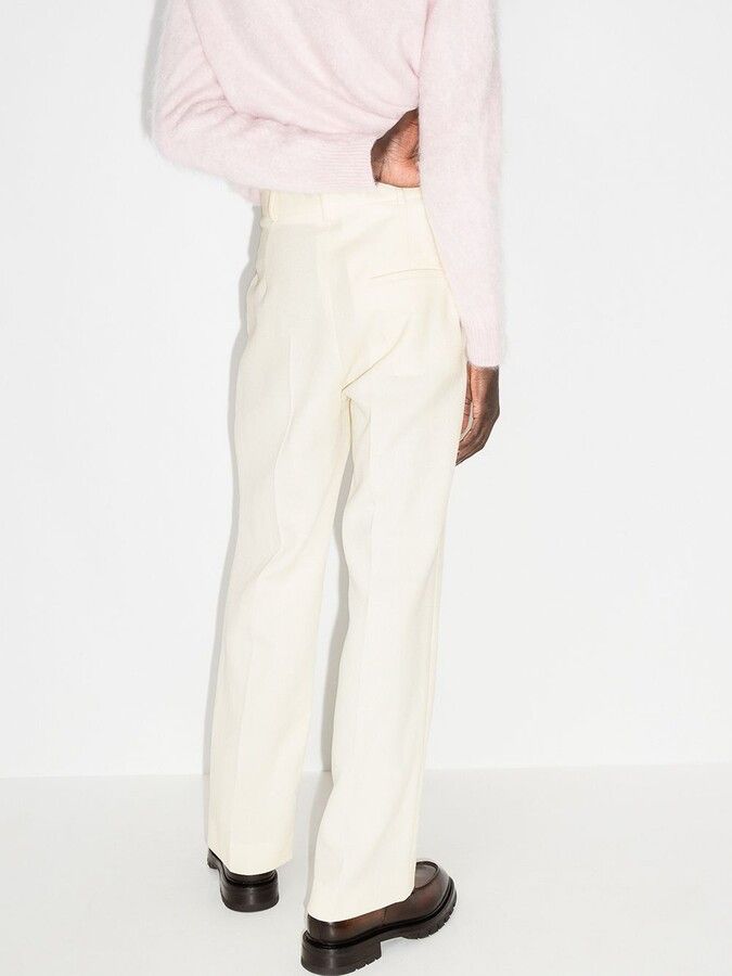 Casablanca Casablanco1mle0125 Pleated Trouser in Whitea Size US 36 / EU 52 - 4 Thumbnail