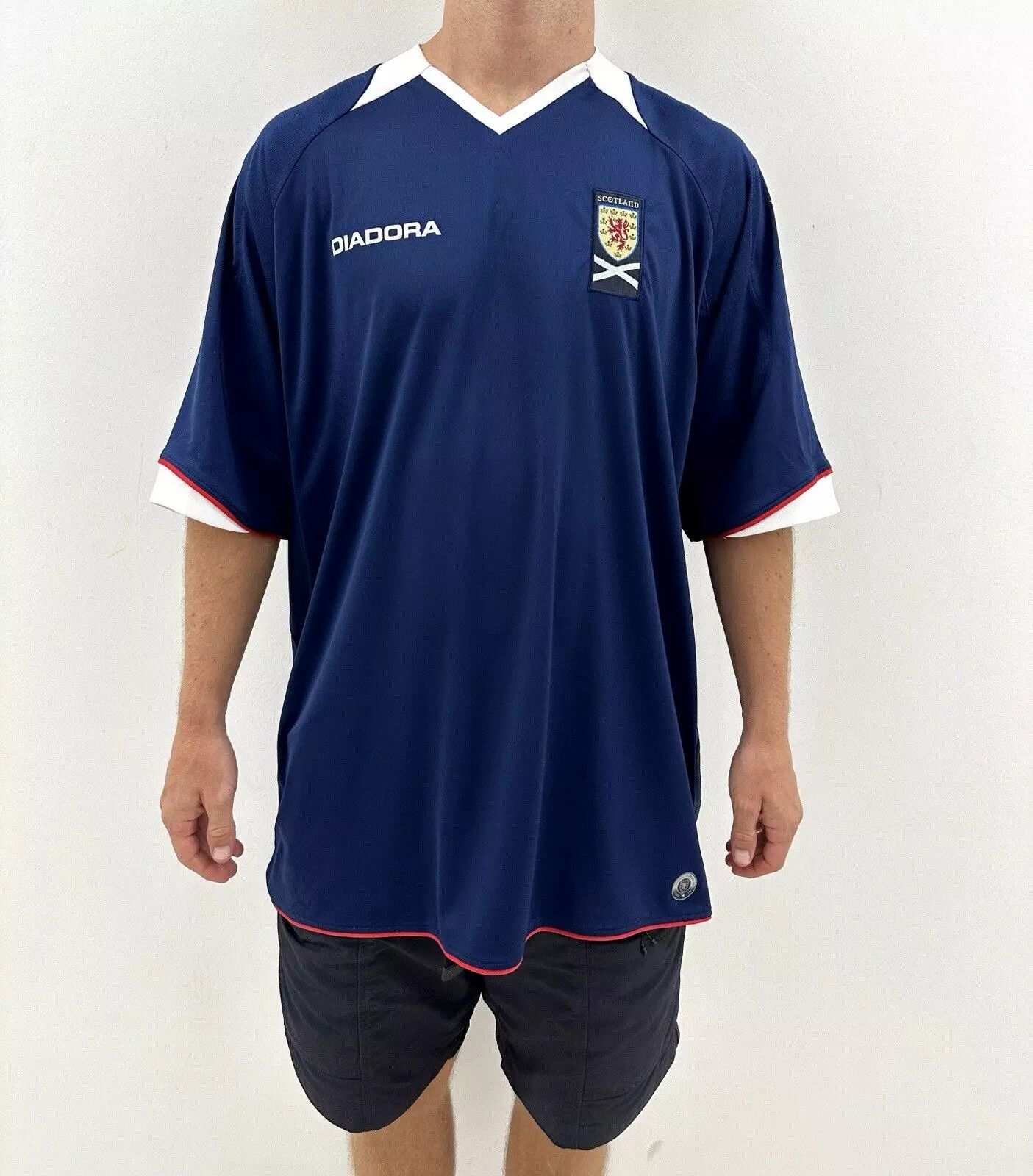 Diadora Vintage National Scotland 2008/2010 Home Jersey Shirt Soccer Size US XXL / EU 58 / 5 - 1 Thumbnail