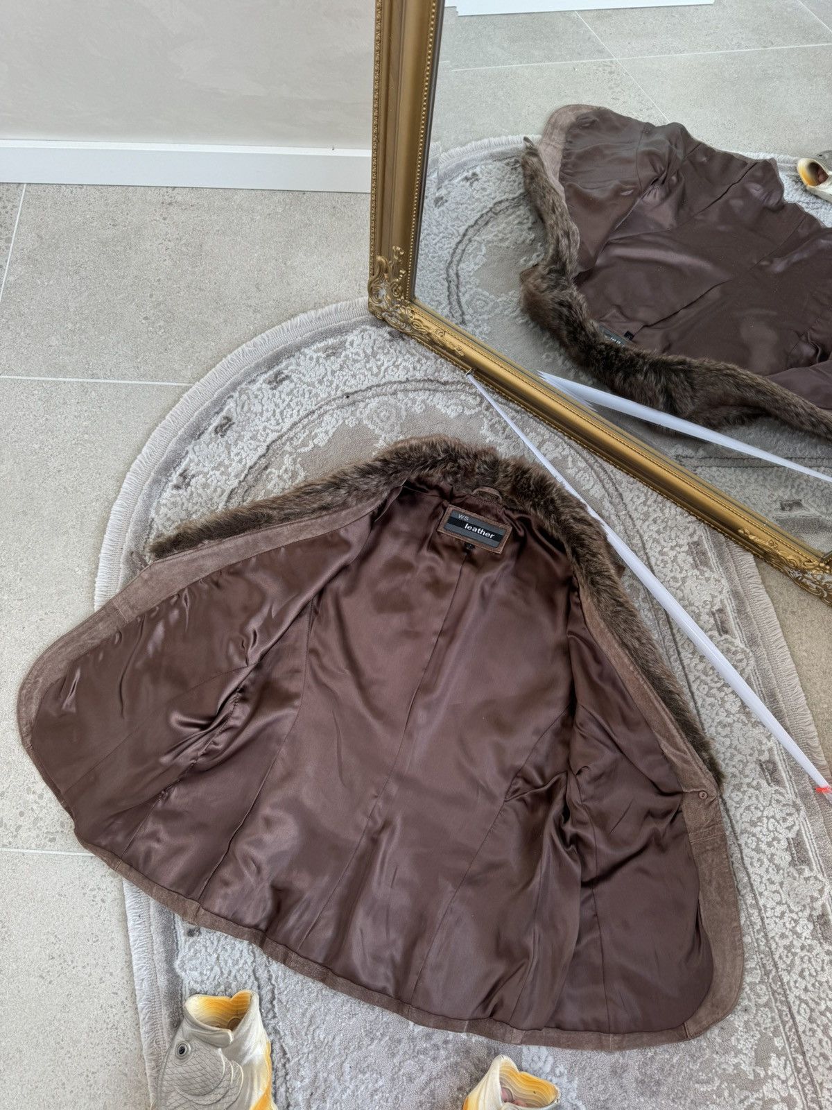 If Six Was Nine Vintage Vest-Jacket Fur/Leather Rick Owens LGB Style Size XL / US 12-14 / IT 48-50 - 6 Thumbnail