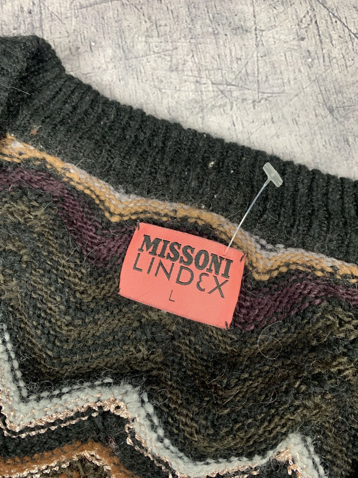 Missoni Missoni Lindex 3D Knit Cardigan Zig Zag Pattern Luxury Italy Size L / US 10 / IT 46 - 6 Thumbnail