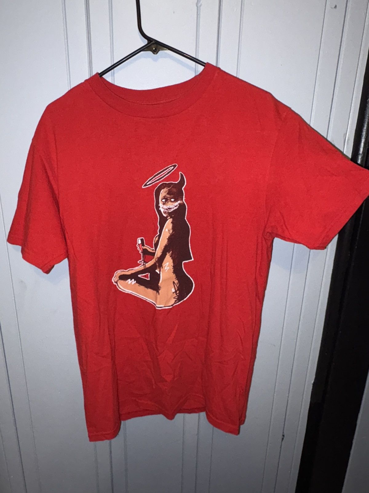 Half Evil Half Evil 333 red Tee Size US M / EU 48-50 / 2 - 1 Thumbnail