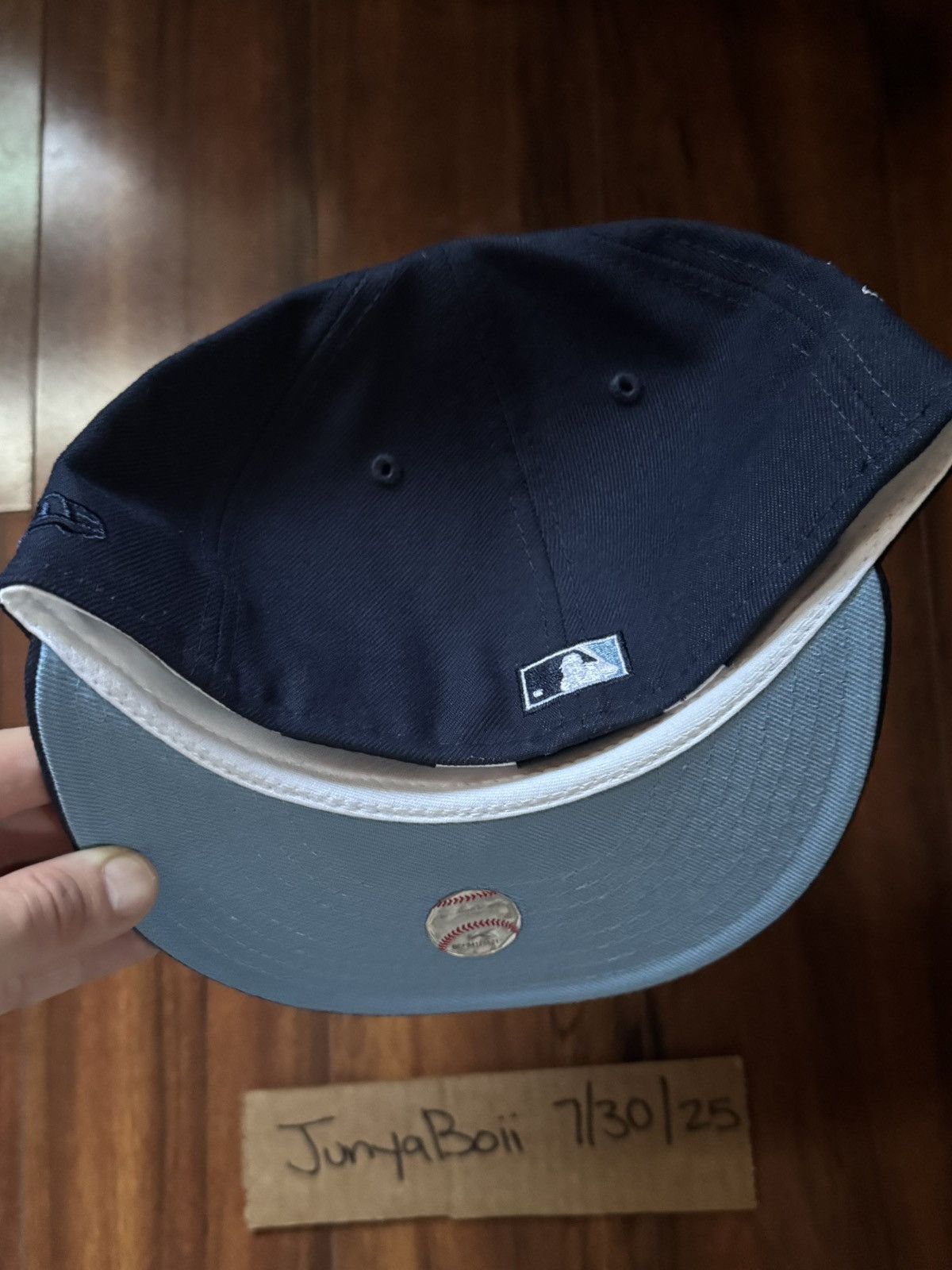 Hat Club Size 7 Navy Padres 2016 All Star Patch Fitted Hat Blue UV Size ONE SIZE - 4 Thumbnail