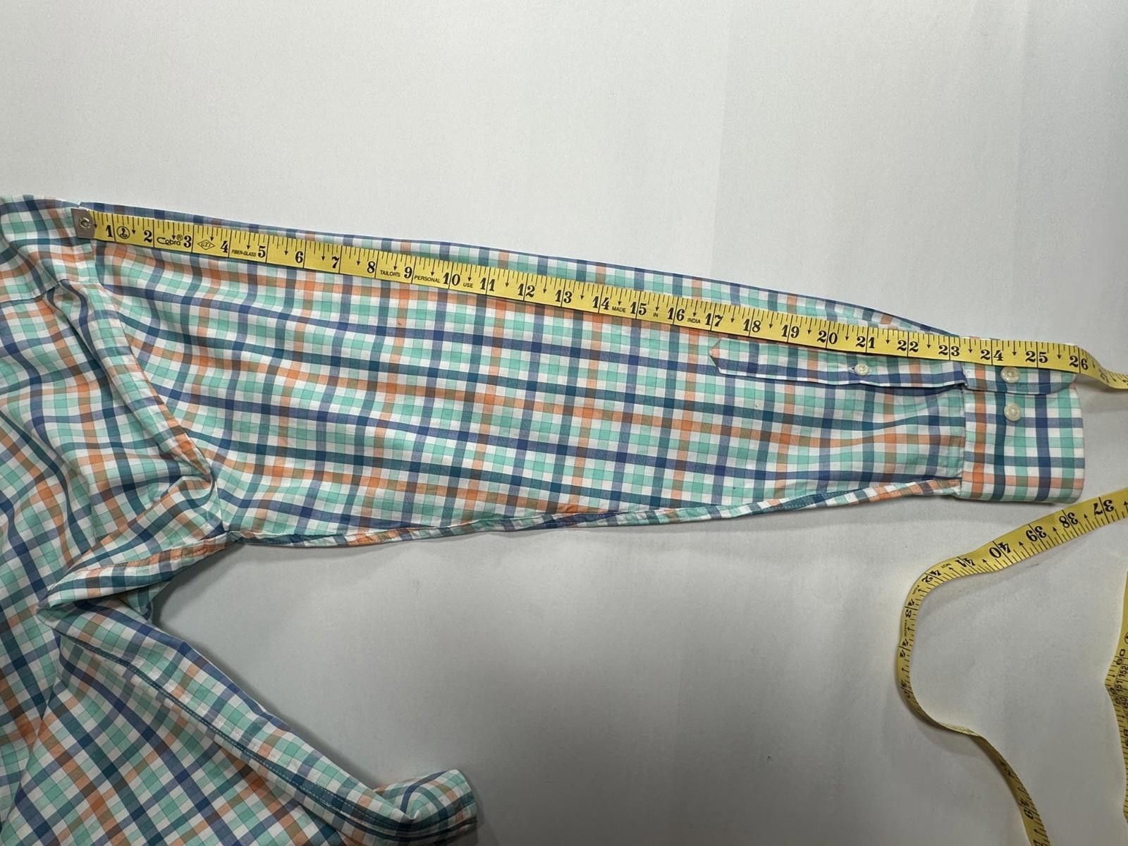 Peter Millar Peter Millar Checked 100% Cotton Button Up Multicolor Mens L Size US L / EU 52-54 / 3 - 5 Thumbnail
