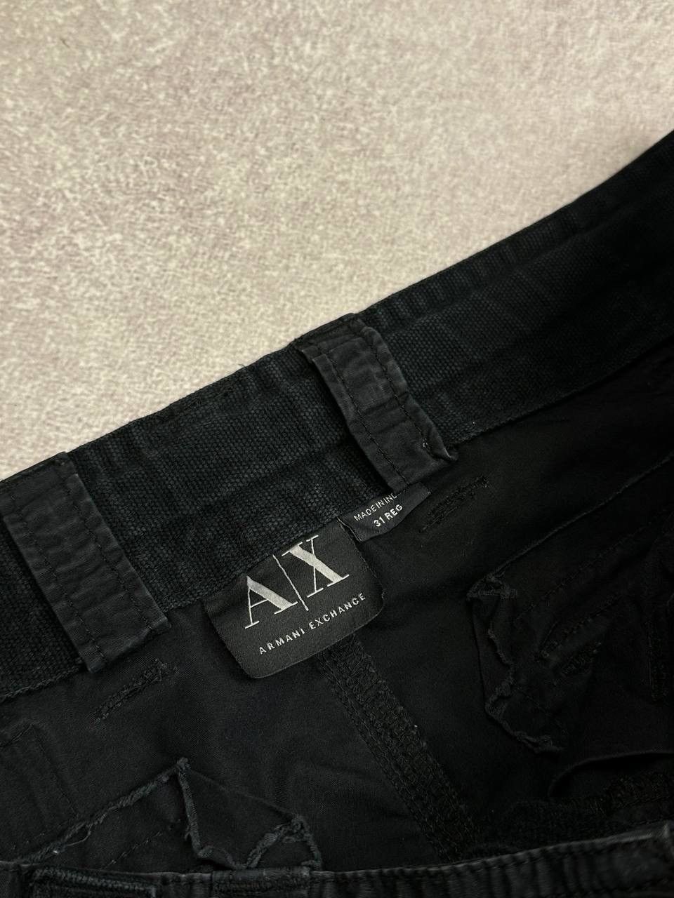 Armani ARMANI Cargo Pants Vintage Trousers Black Sz 31 Size US 31 - 11 Thumbnail